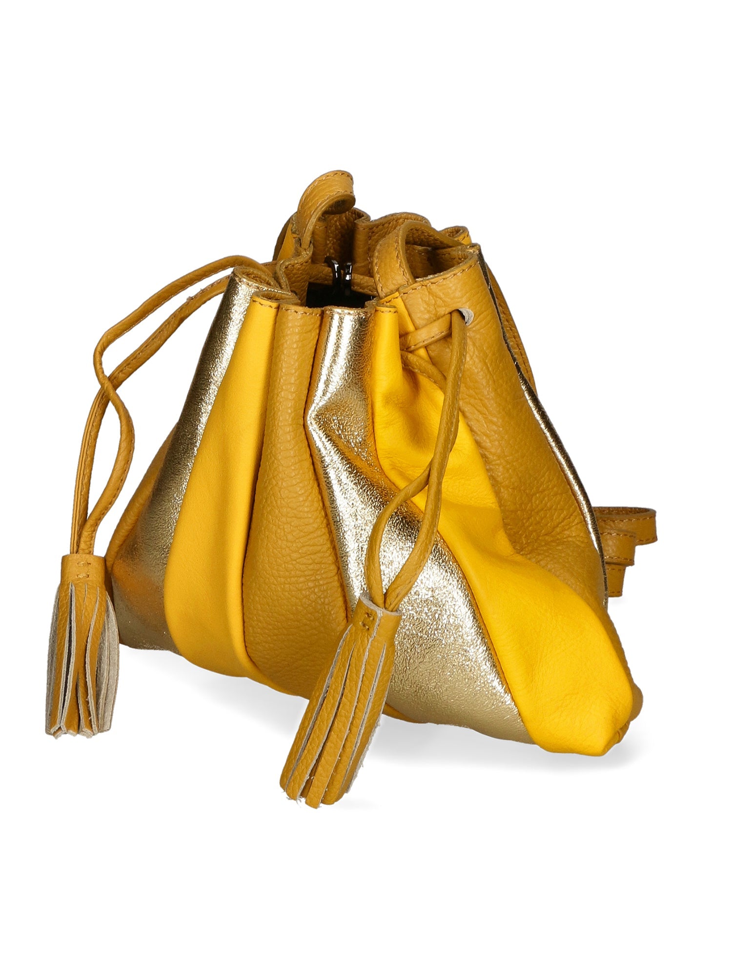 Elysia Borsa a spalla da donna Vera pelle 552043-SENAPE Chiara Ferretti