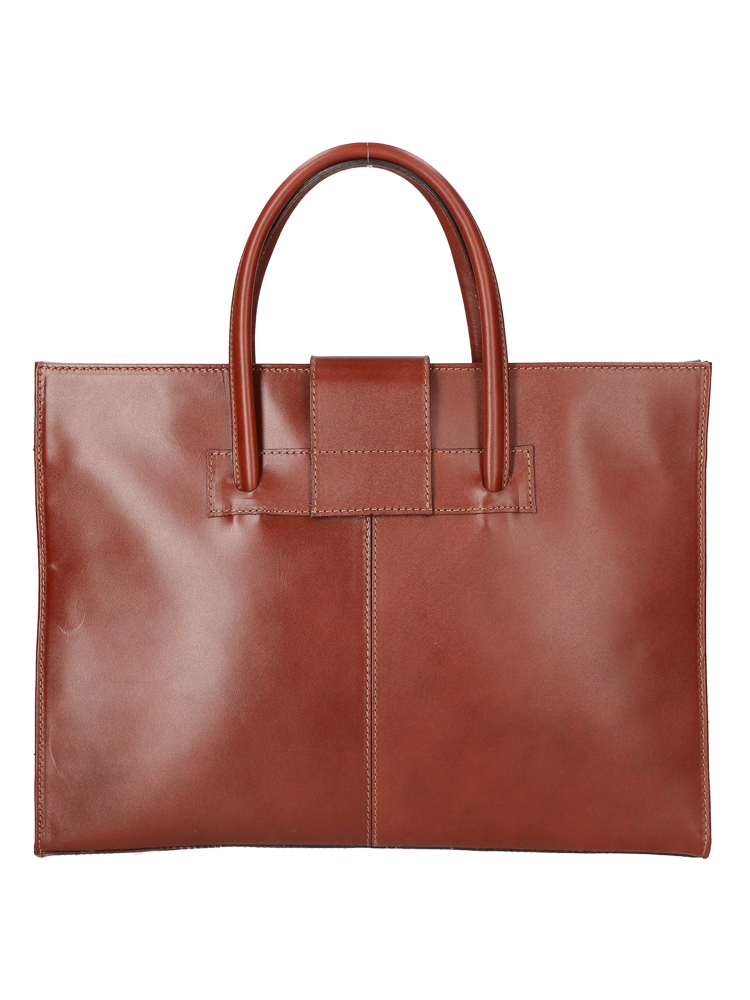 Evelina Borsa a mano da donna 100% pelle 9025-MARRONE Chiara Ferretti