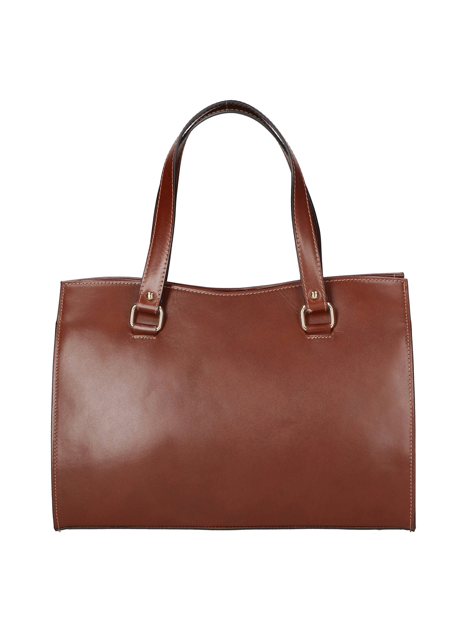 Frida Borsa a mano da donna Vera pelle 9134-MARRONE Chiara Ferretti
