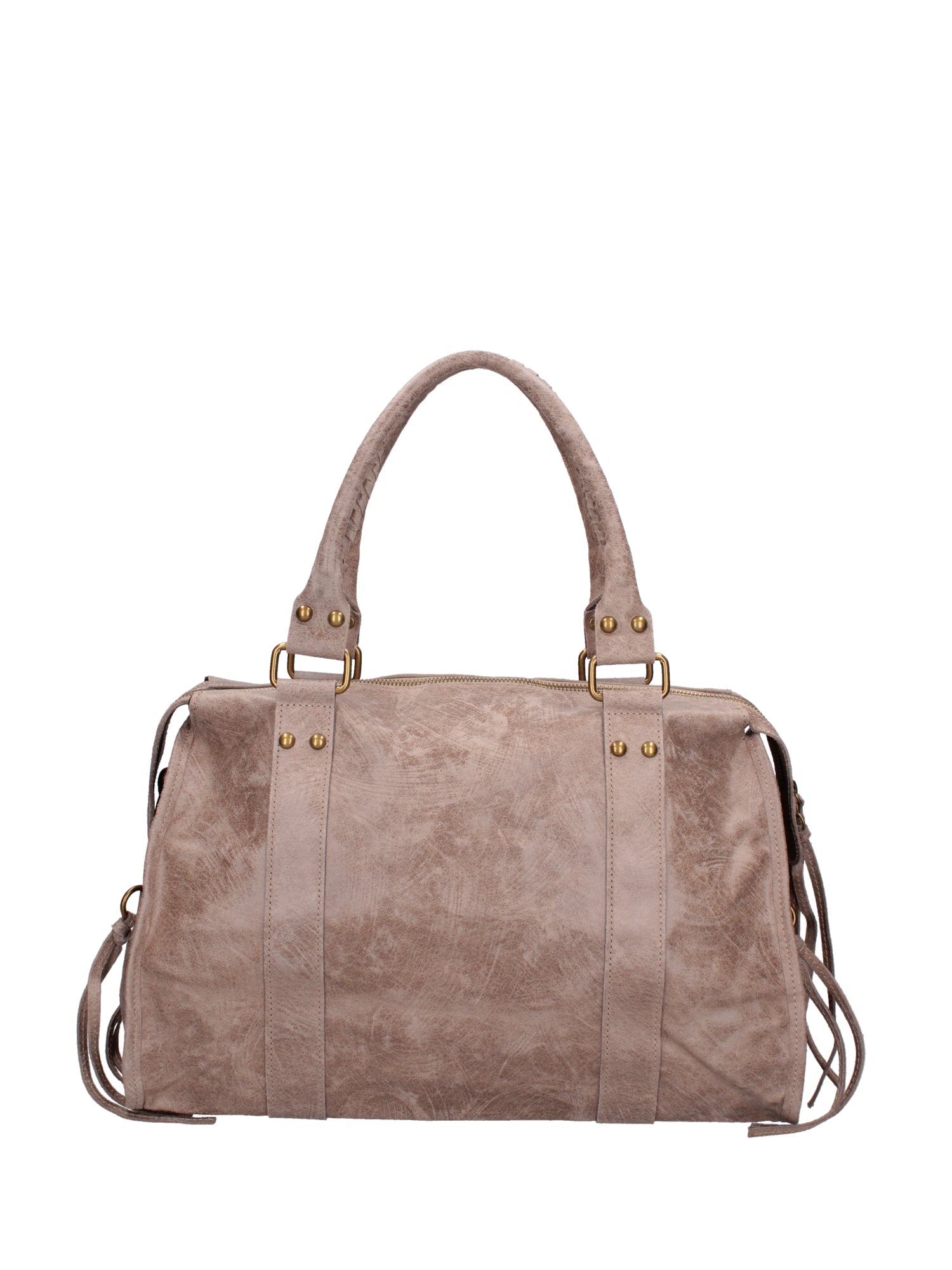 Elara Borsa a spalla da donna Vera pelle 06090-009 TAUPE SCURO Chiara Ferretti