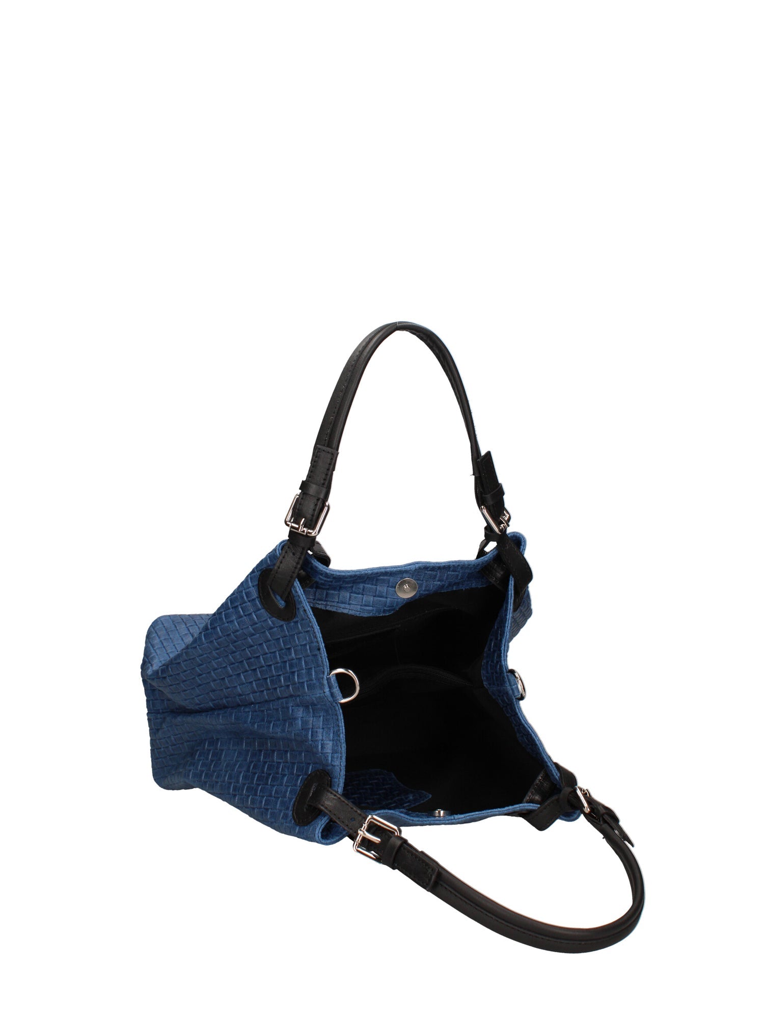Araminta Borsa Shopper da donna Vera Pelle 80047-012 BLU JEANS Chiara Ferretti