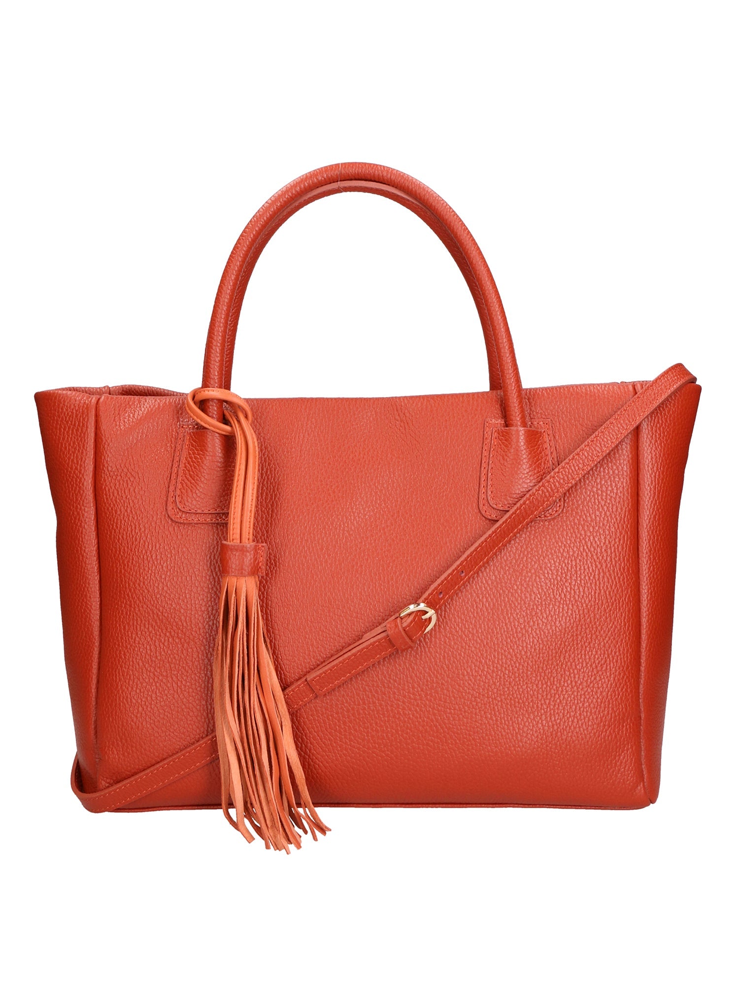 Rosalie Borsa a spalla da donna 100% pelle 06503-D61 MATTONE(HP) Chiara Ferretti