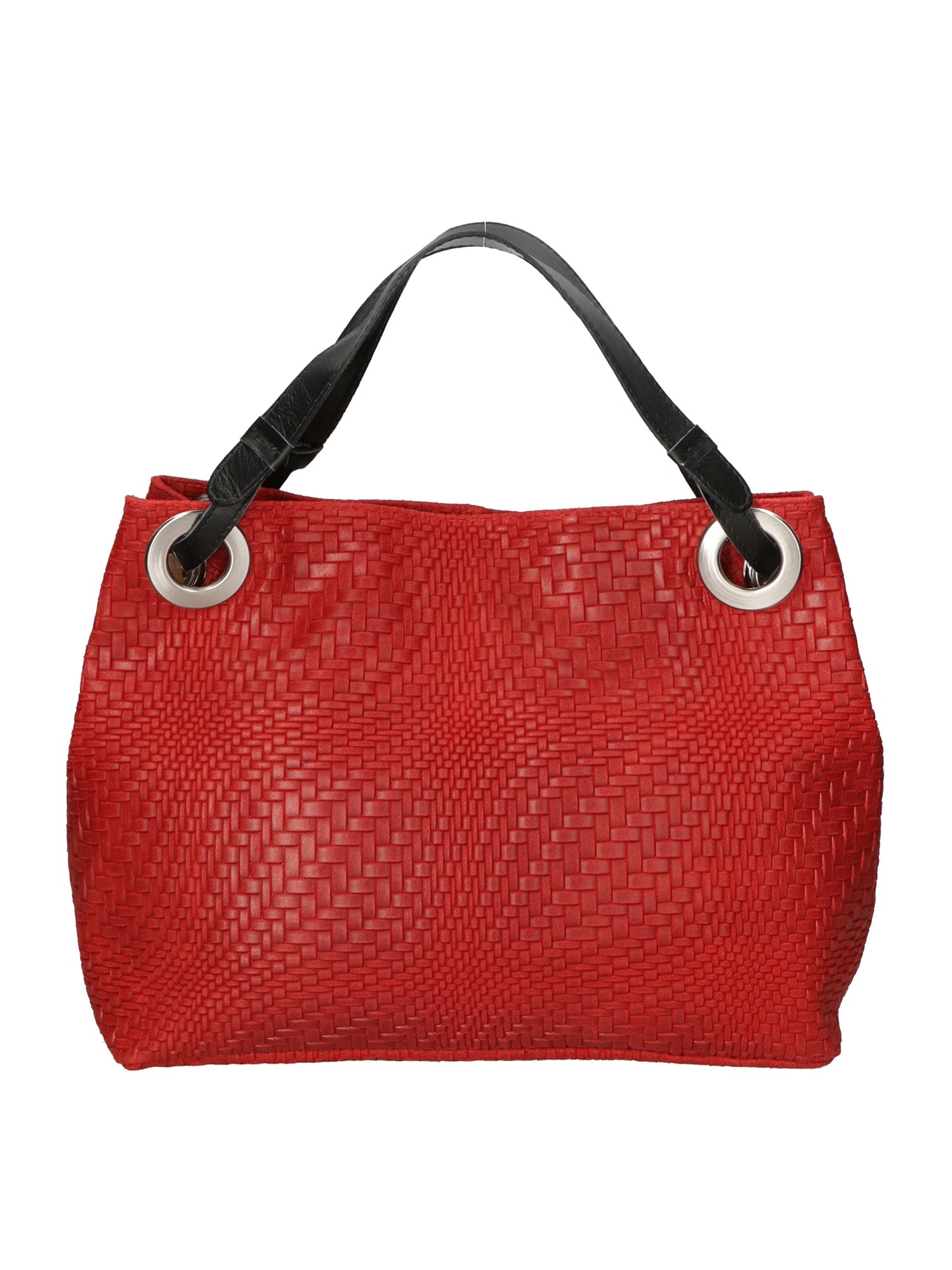 Emilia Borsa a spalla da donna Vera pelle 80059-023 ROSSO Chiara Ferretti