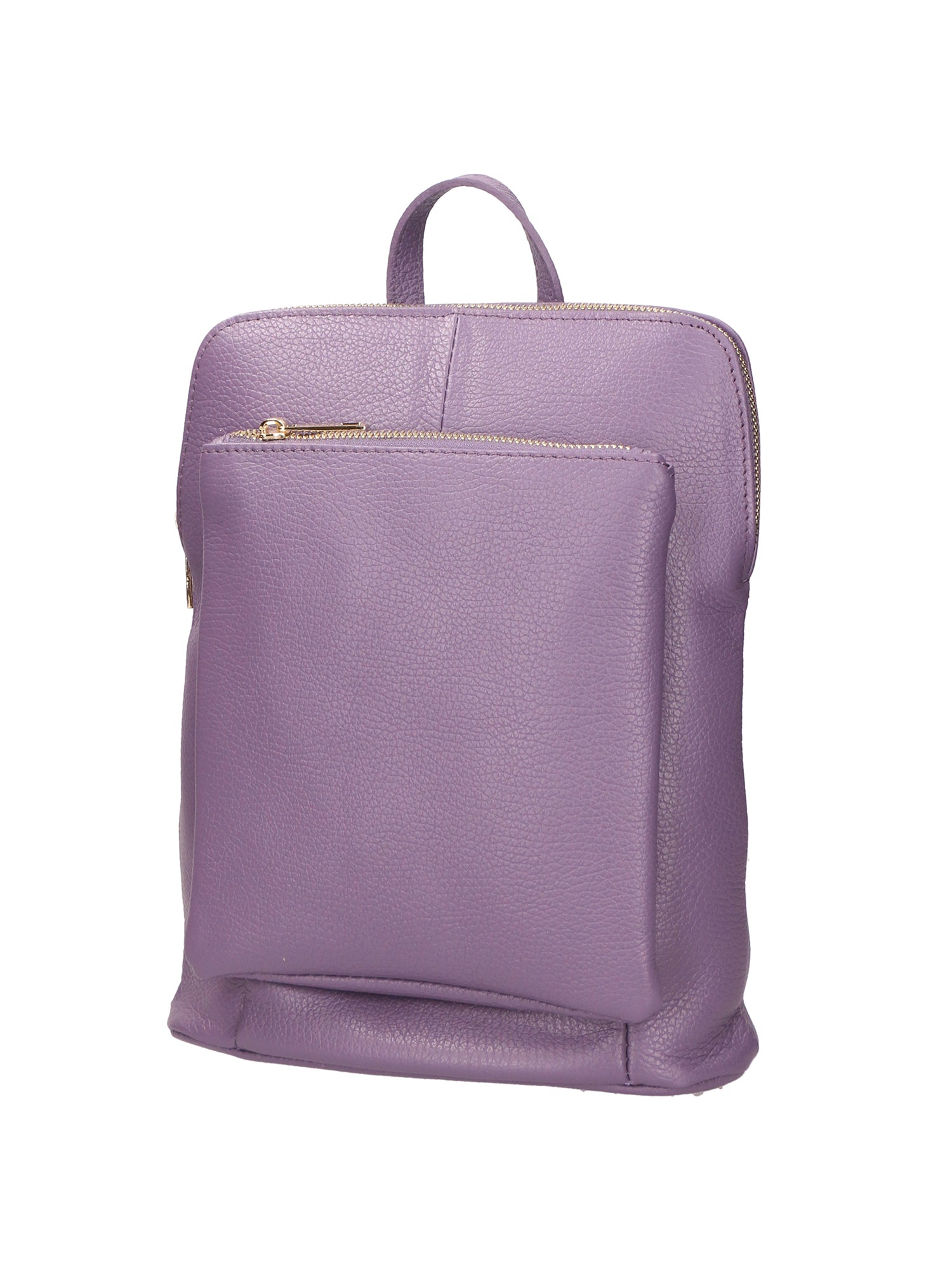 Vivenzia Damenrucksack aus echtem Leder, hergestellt in Italien, 23 x 29 x 6,5 cm