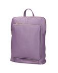 Vivenzia Damenrucksack aus echtem Leder, hergestellt in Italien, 23 x 29 x 6,5 cm