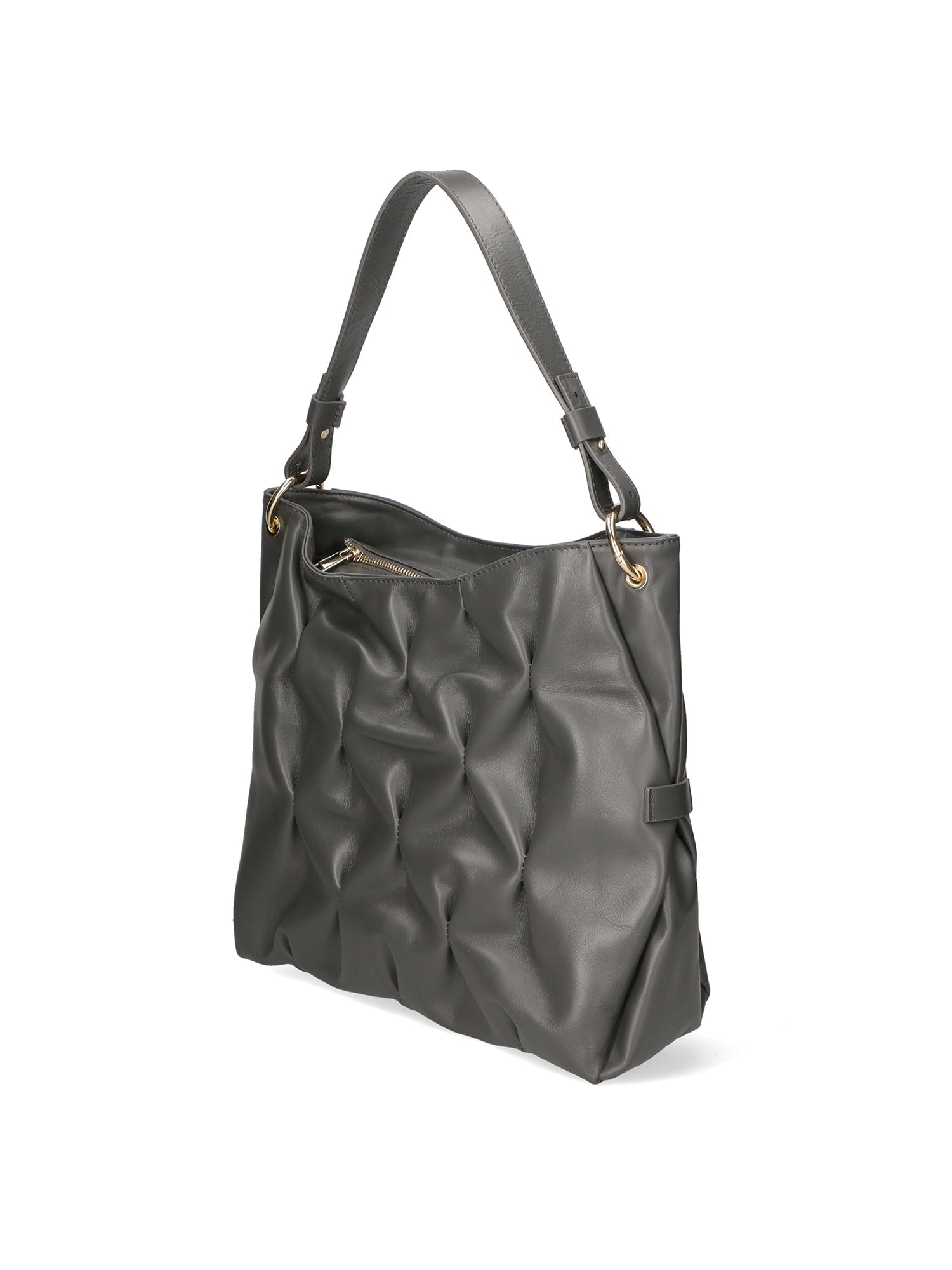 Auralie Borsa a spalla da donna Vera Pelle 03998-S27 CENERE Chiara Ferretti
