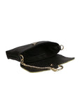 Alda Damen-Clutch aus echtem Leder, hergestellt in Italien, 10 x 18 x 5 cm