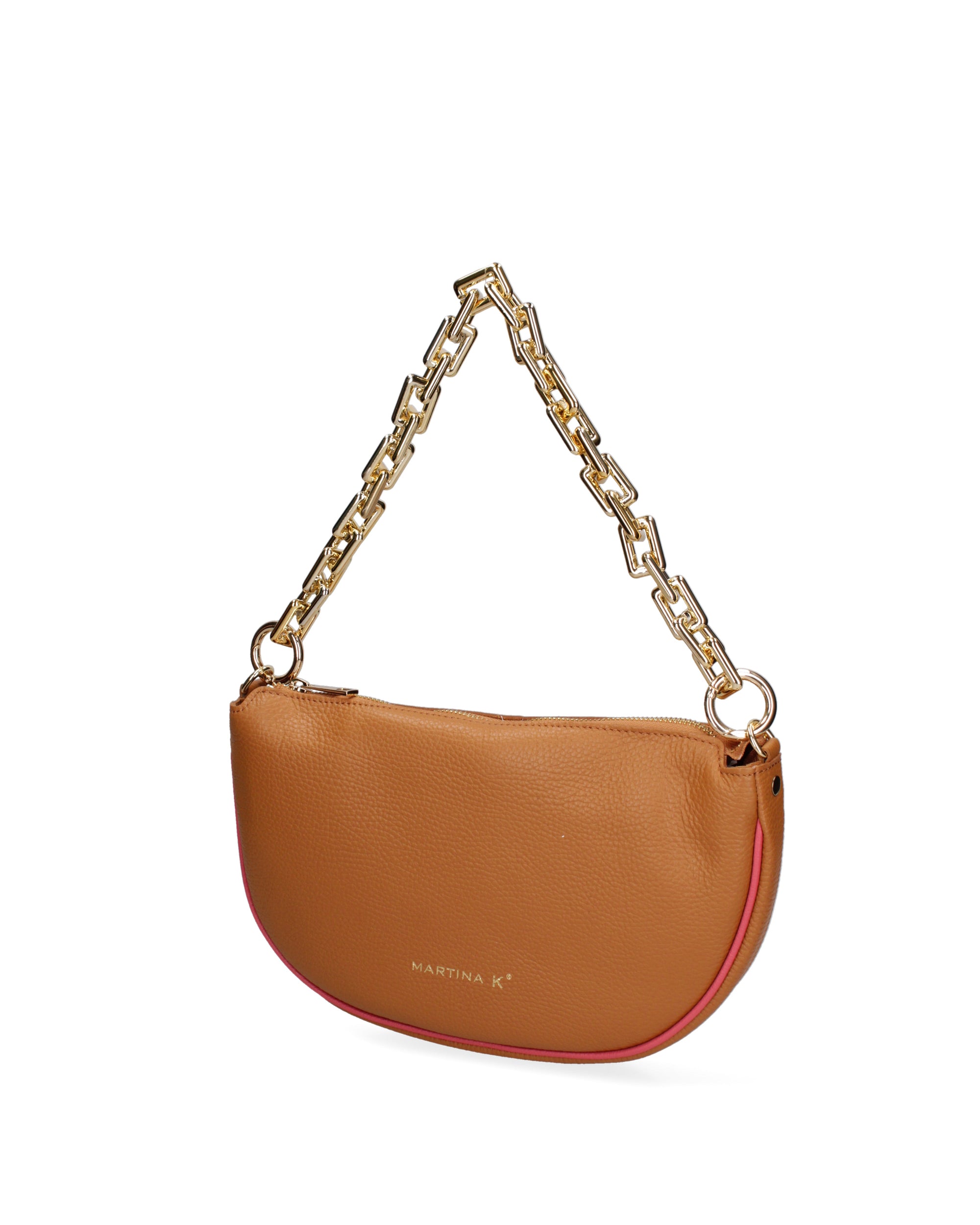 Valoria Elite Borsa a tracolla da donna Vera pelle 3532-D44 CUOIO+D82 BARBIE Chiara Ferretti