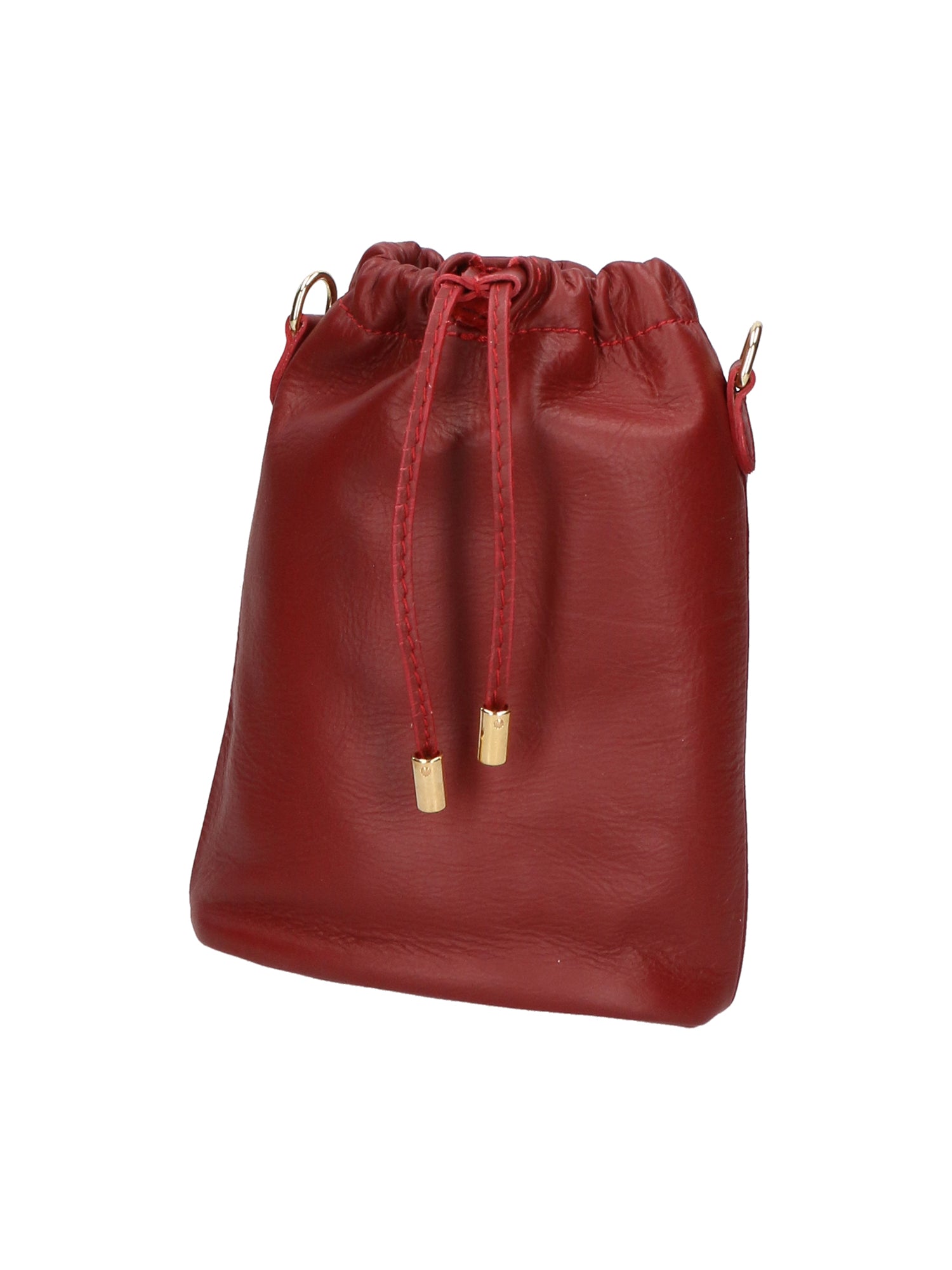 Angela Damen-Hobo-Tasche aus echtem Leder, hergestellt in Italien, 20 x 16 x 7 cm