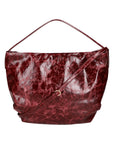 Vanda Damen-Schultertasche aus echtem Leder, hergestellt in Italien, 30 x 40 x 5 cm