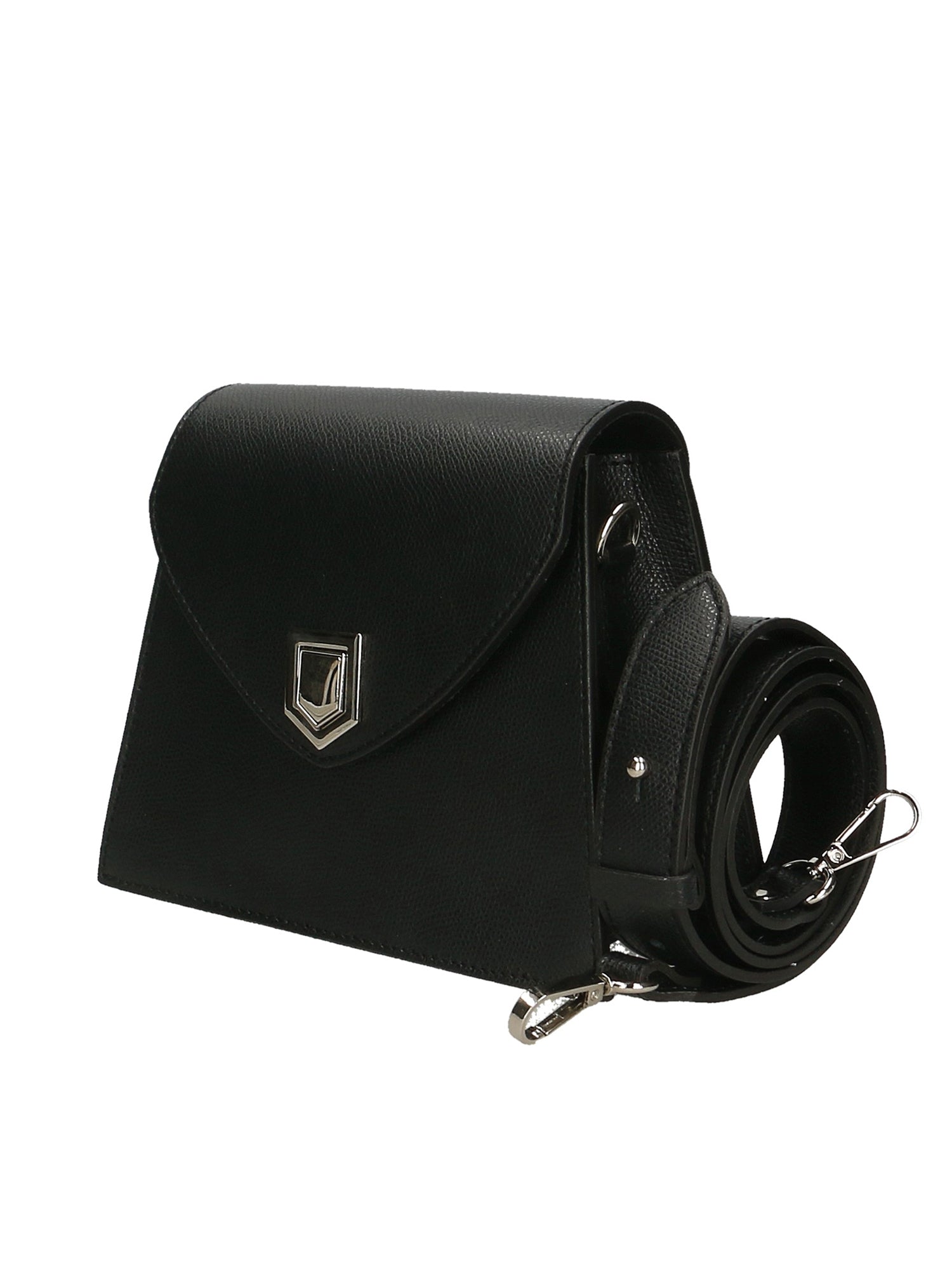 Eolara Borsa a spalla da donna Vera pelle 193842-NERO BLACK Chiara Ferretti