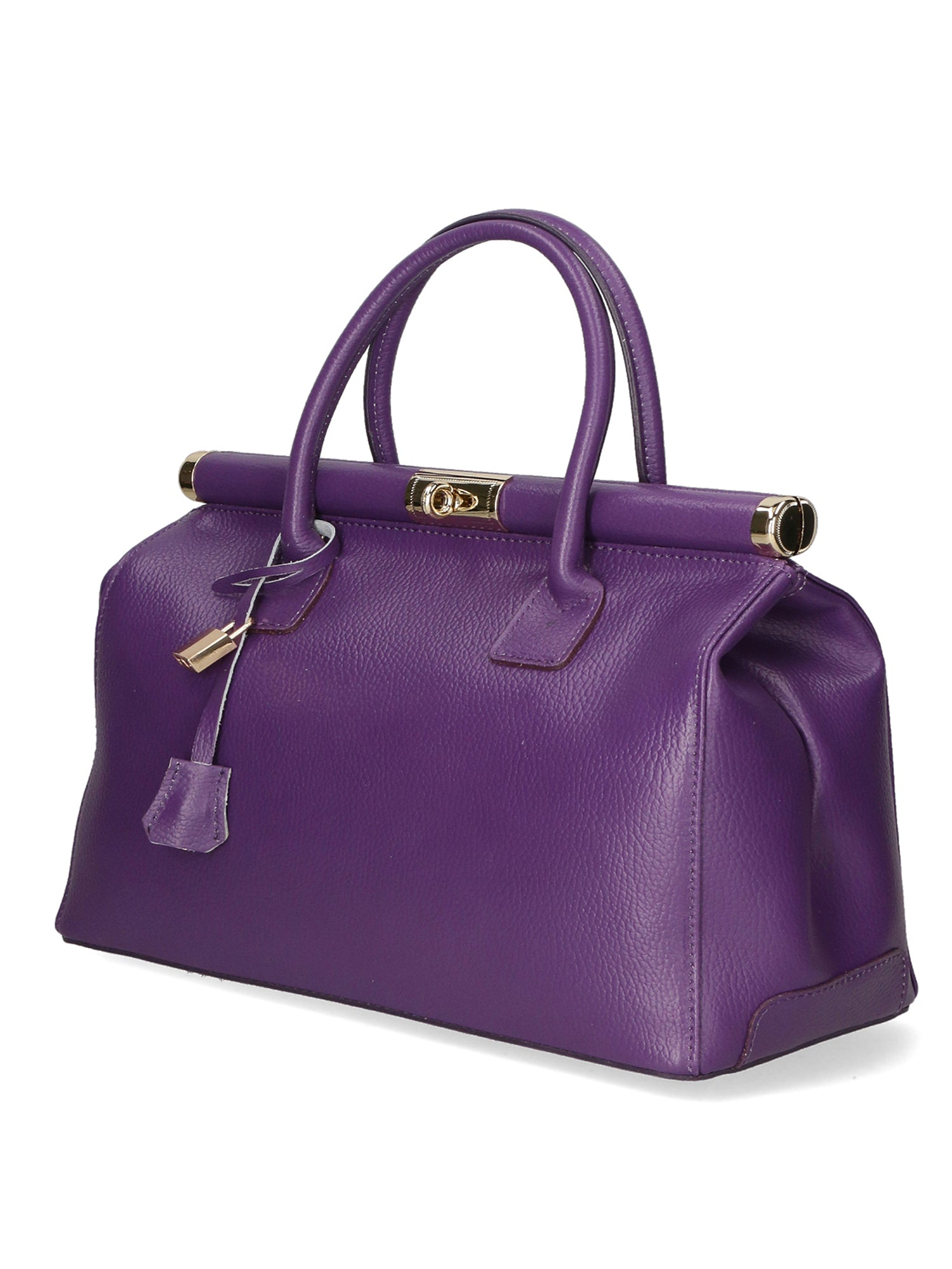 Aleria Borsa a mano da donna Vera pelle 8005-D45 VIOLA Chiara Ferretti