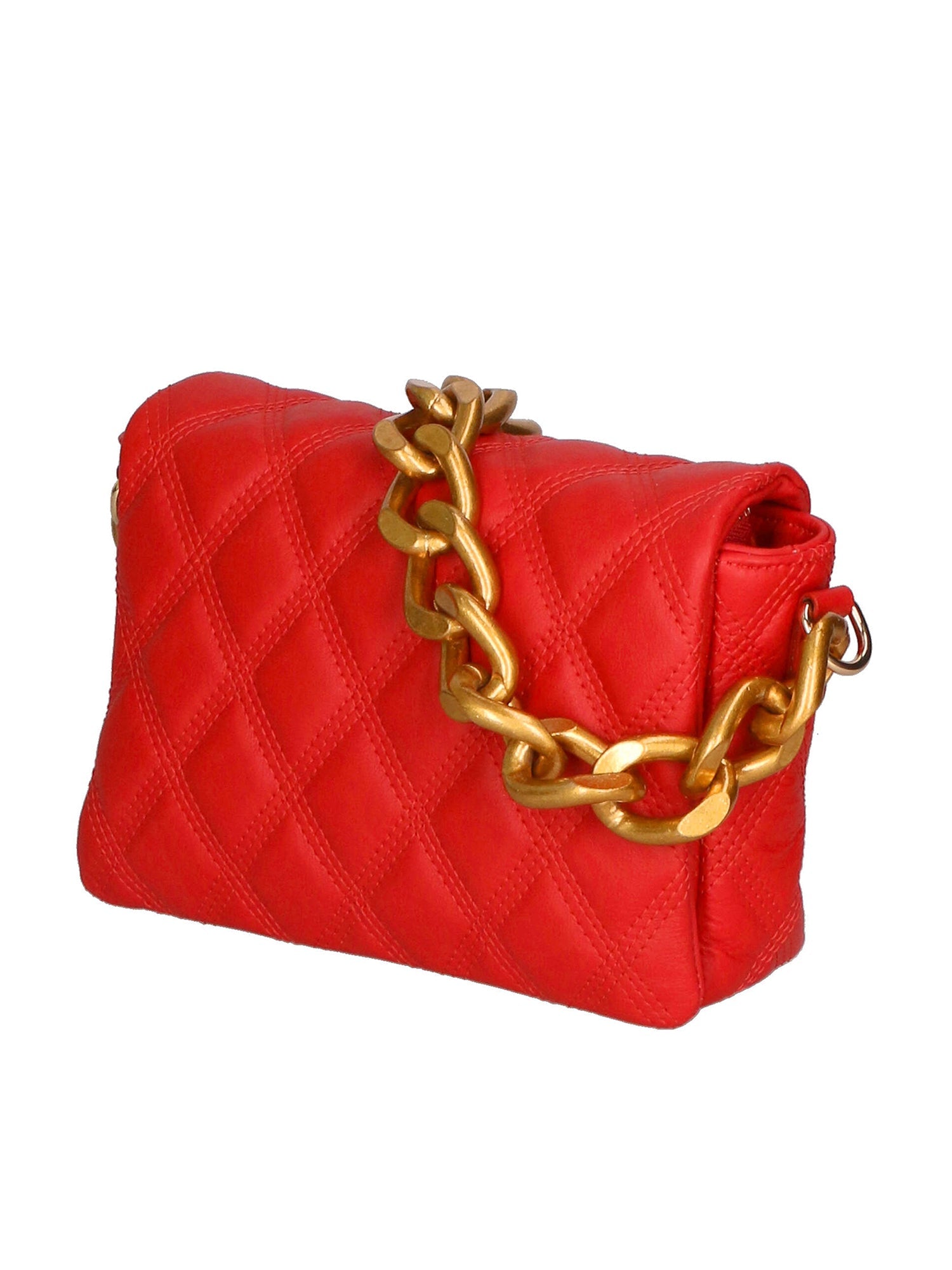 Adriana Borsa a mano da donna Vera pelle 04539-S58 ROSSO FUOCO Chiara Ferretti
