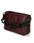 Lucrezia Borsa a mano da donna Vera pelle 03901-D54 BORDO SCURO DARK BORDEAUX Chiara Ferretti