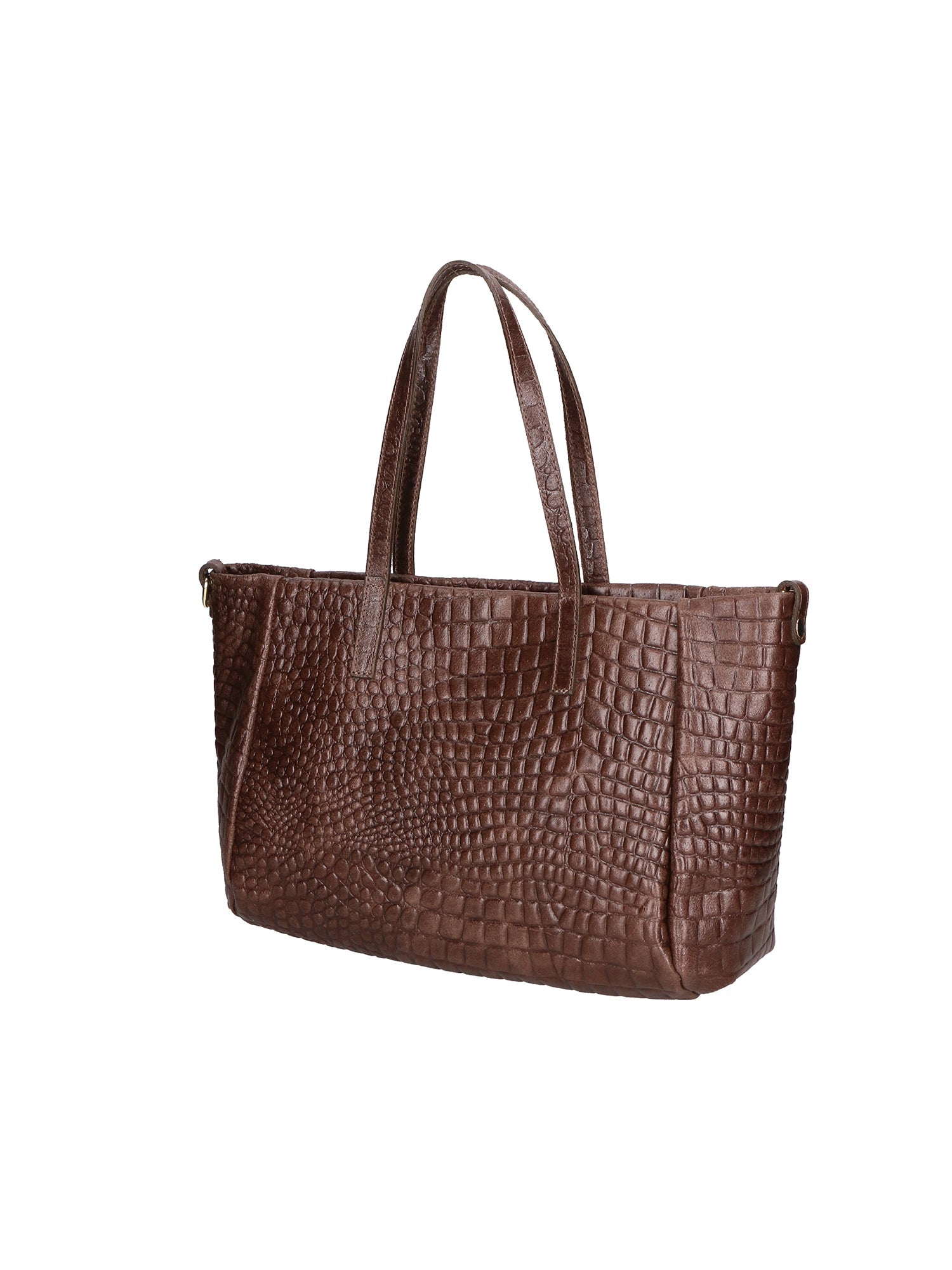Lorella Borsa a spalla da donna Vera pelle croco 06499-015 T.MORO Chiara Ferretti
