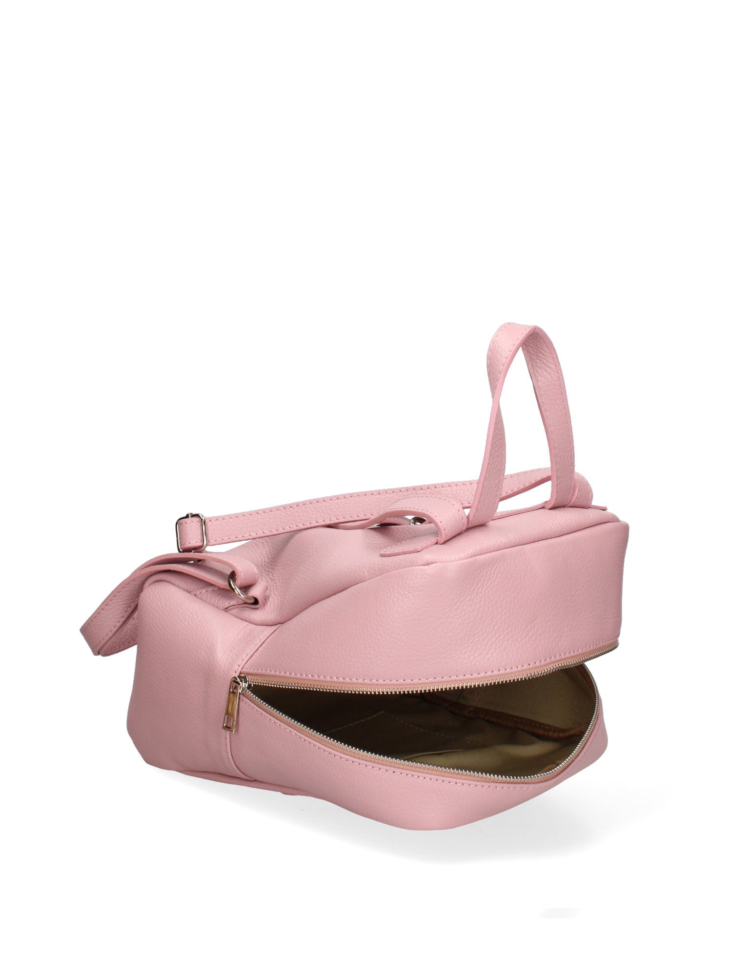 Edera Ultra Zaino donna in vera pelle 70% Cotone 7709-DUSTY PINK Chiara Ferretti