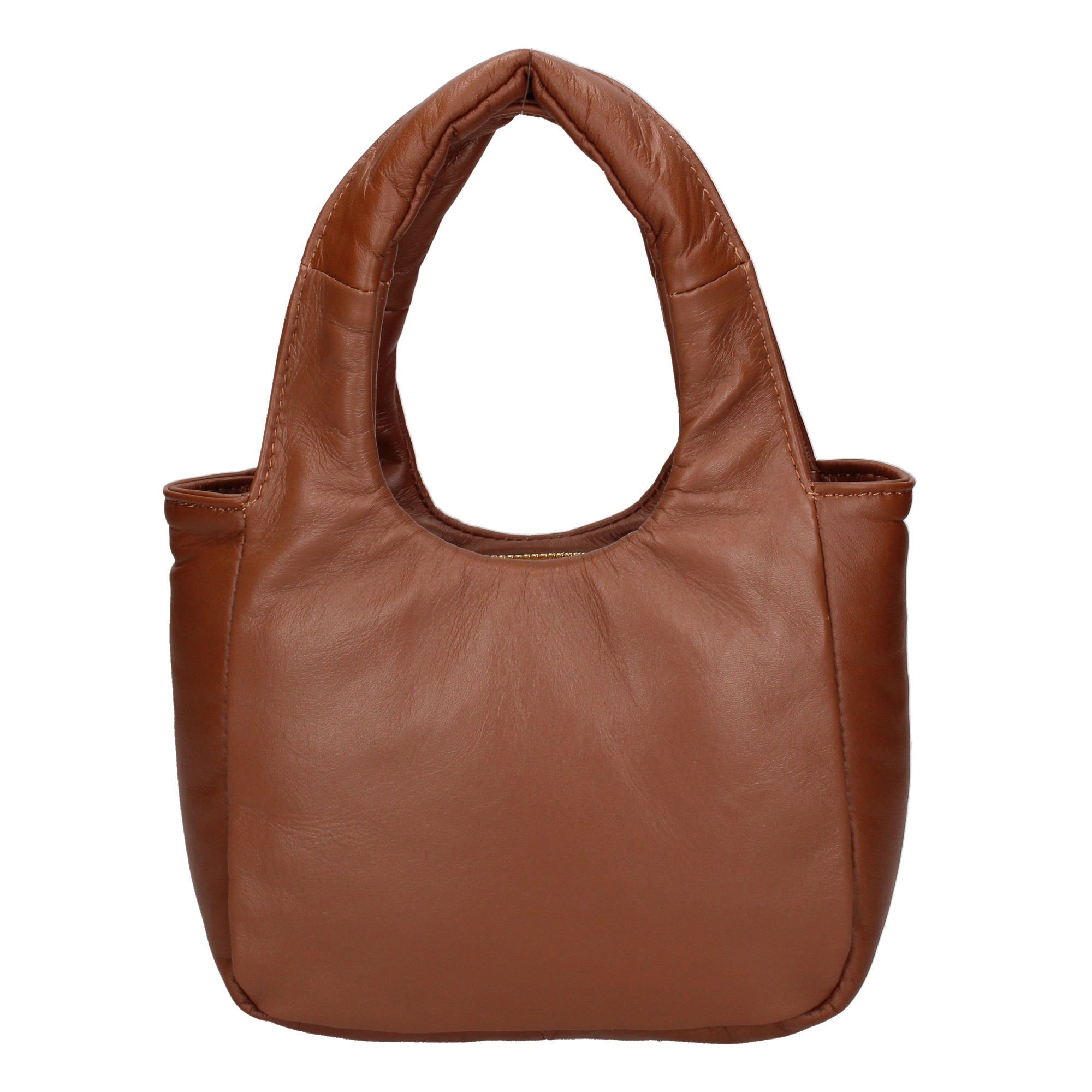 Virna Borsa a mano da donna Vera Pelle 06501-S17 CUOIO SCURO Chiara Ferretti