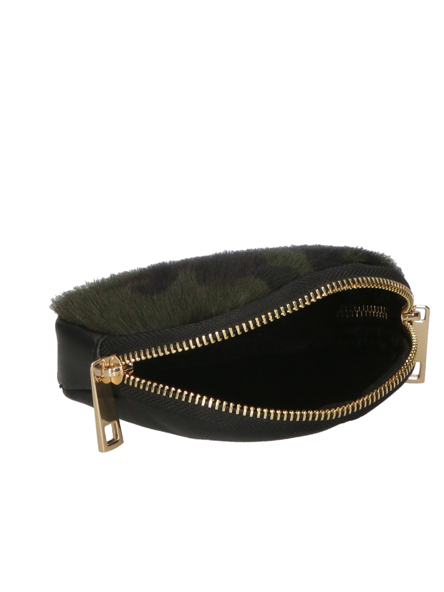Rachele Pochette donna vera pelle Zip 02535-MACULATO MILITARE Chiara Ferretti