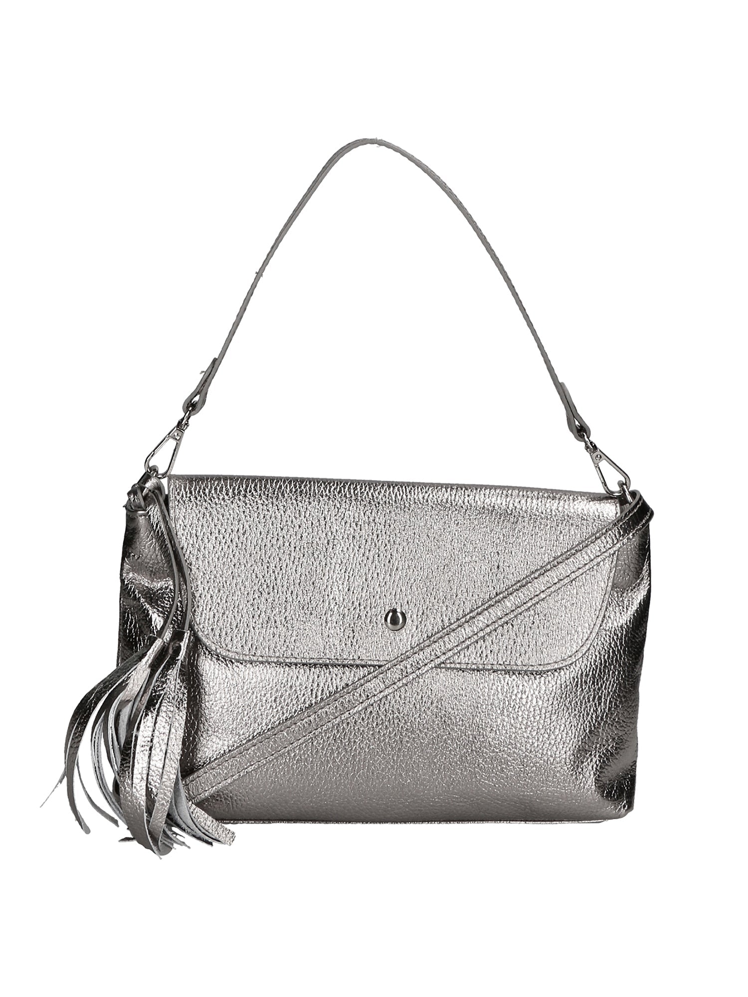Auralia Borsa a mano da donna Vera pelle 05923-DL2 ACCIAIO Chiara Ferretti