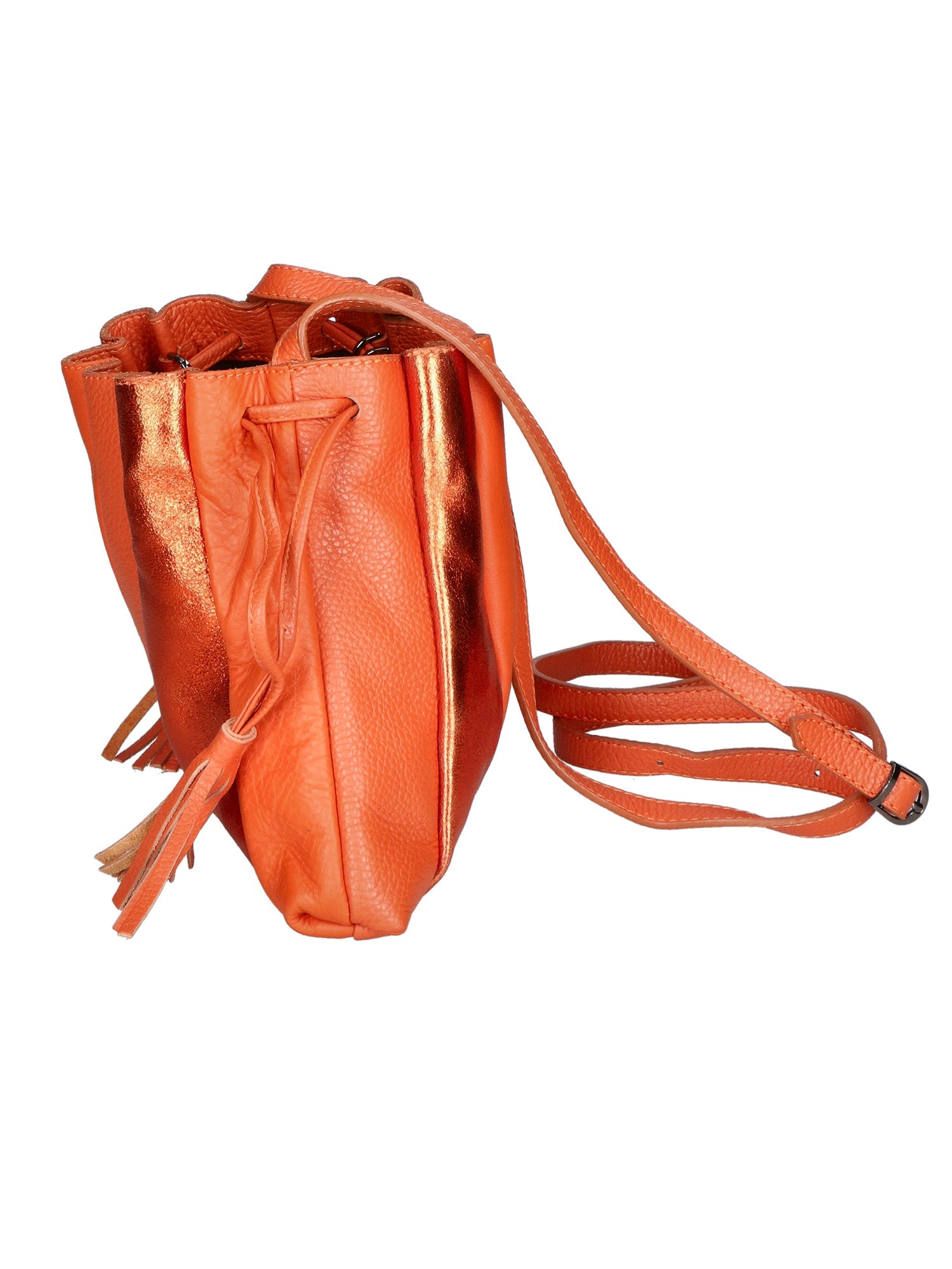 Elysia Borsa a spalla da donna Vera pelle 552043-ARANCIO ORANGE Chiara Ferretti