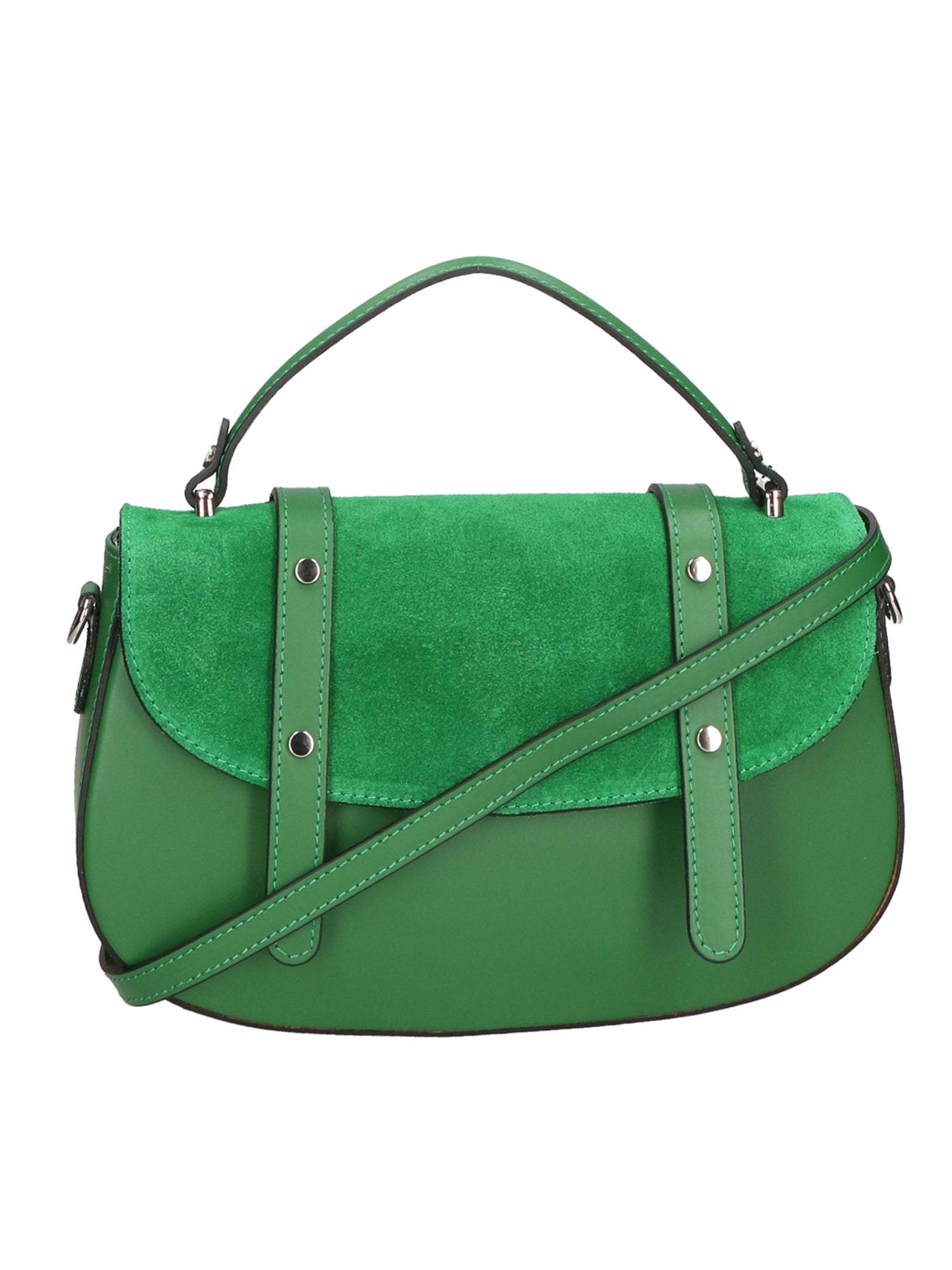 Genziana Borsa a mano da donna Vera pelle 05993-L160 VERDE+35 VERDE Chiara Ferretti