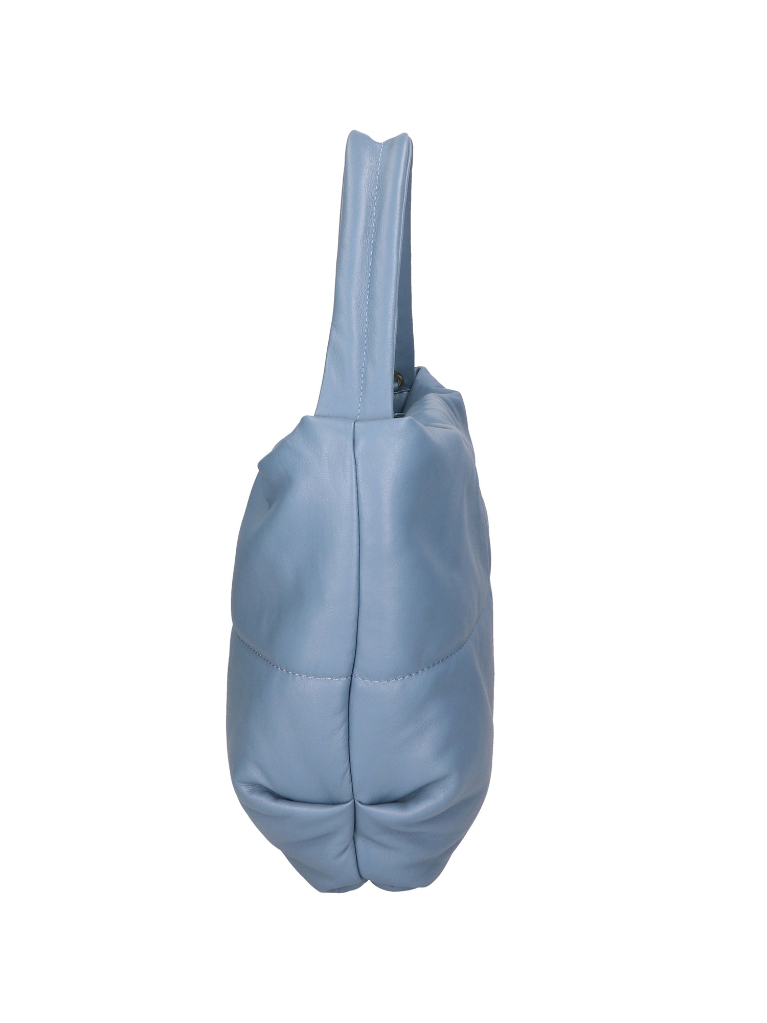 Virginia Borsa a spalla da donna Vera pelle 06495-S41 CELESTE SCURO Chiara Ferretti