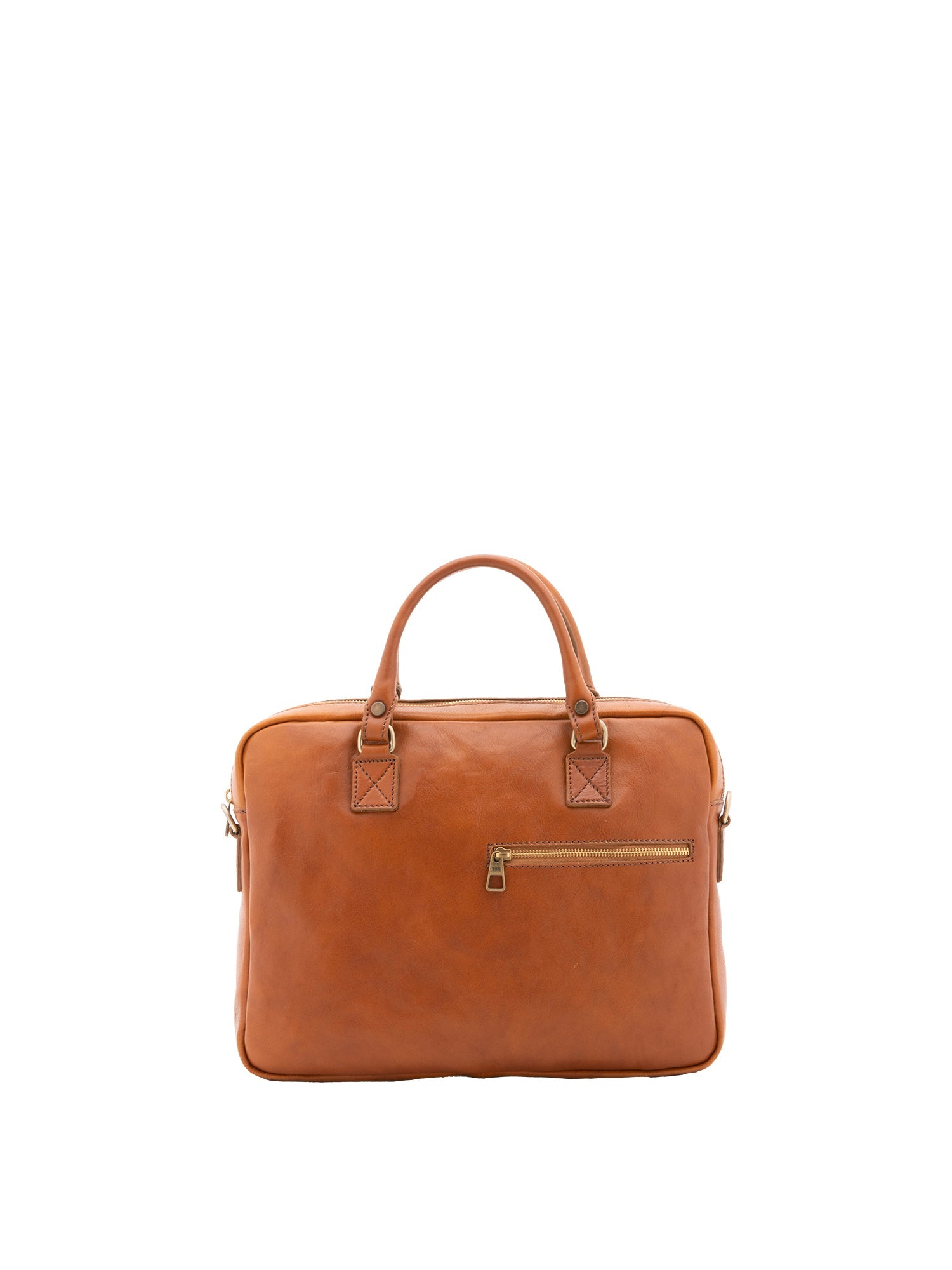 Borsa a mano unisex in vera pelle Made in Italy 4318-MIELE Alessia Firenze