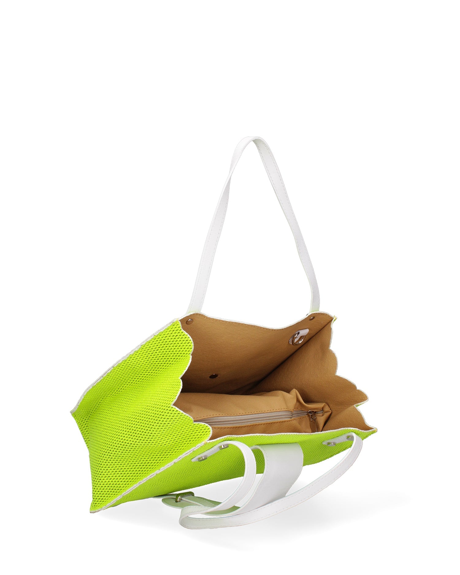 Borsa a spalla da donna In Vera pelle Made in Italy 32x26x13 cm