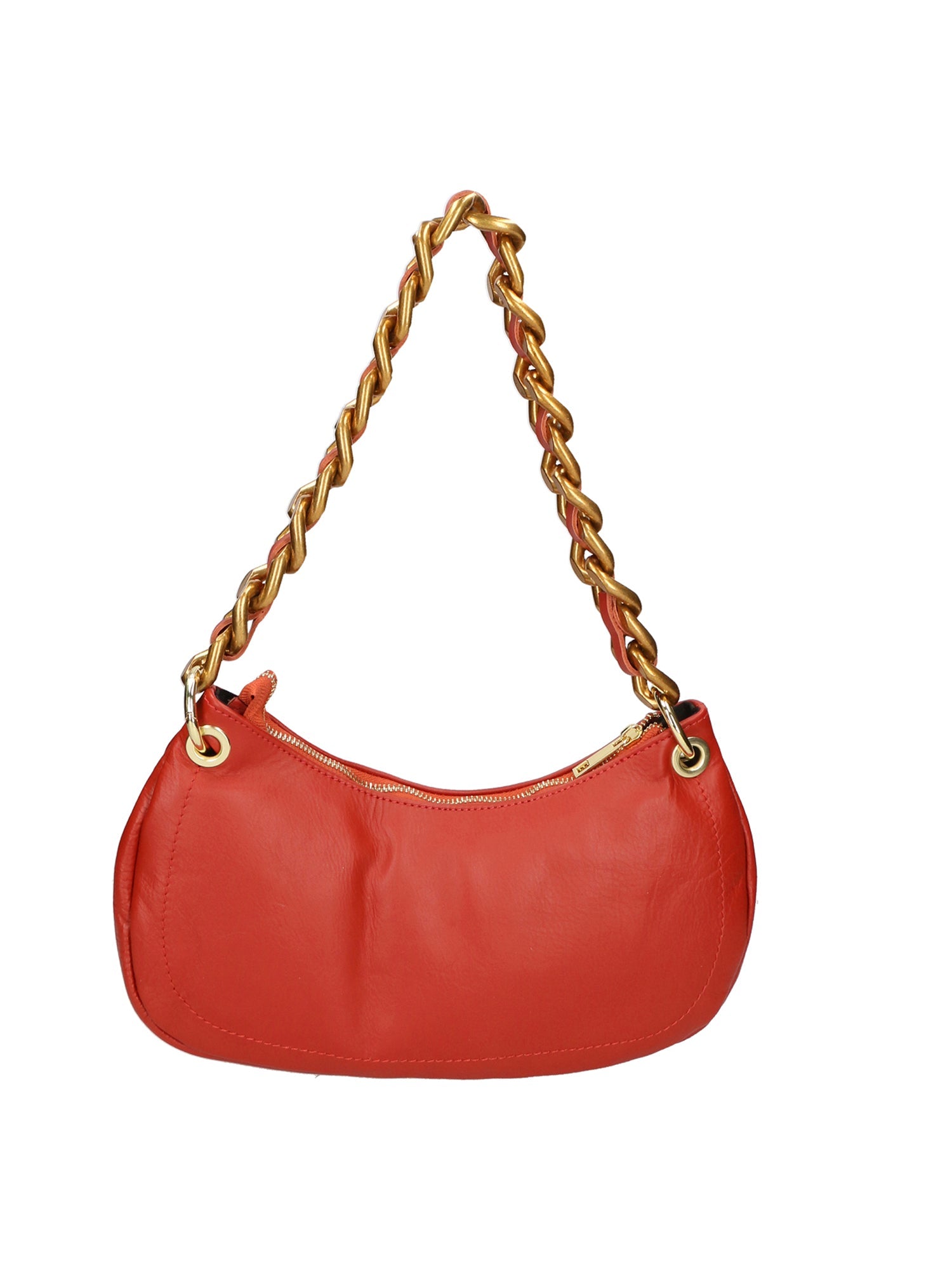 Ferrara Borsa a spalla da donna Vera pelle 05461-S35 PAPAYA L005 BRONZO Chiara Ferretti