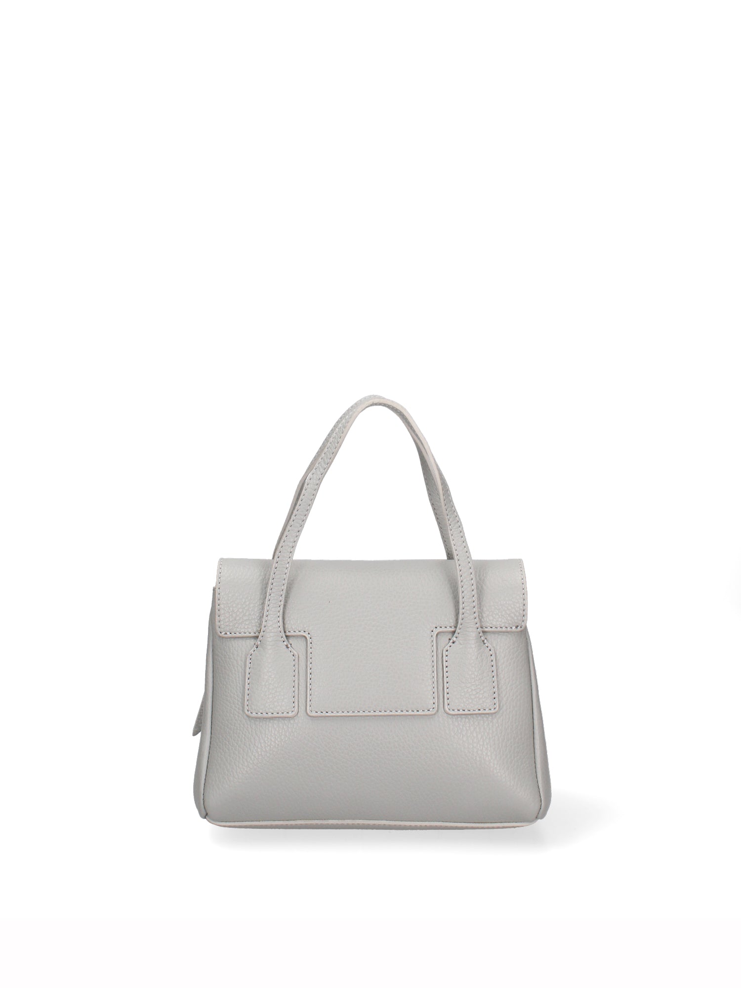Silvana Pro Borsa a mano da donna Made in Italy Vera pelle 191942-GRIGIO Chiara Ferretti
