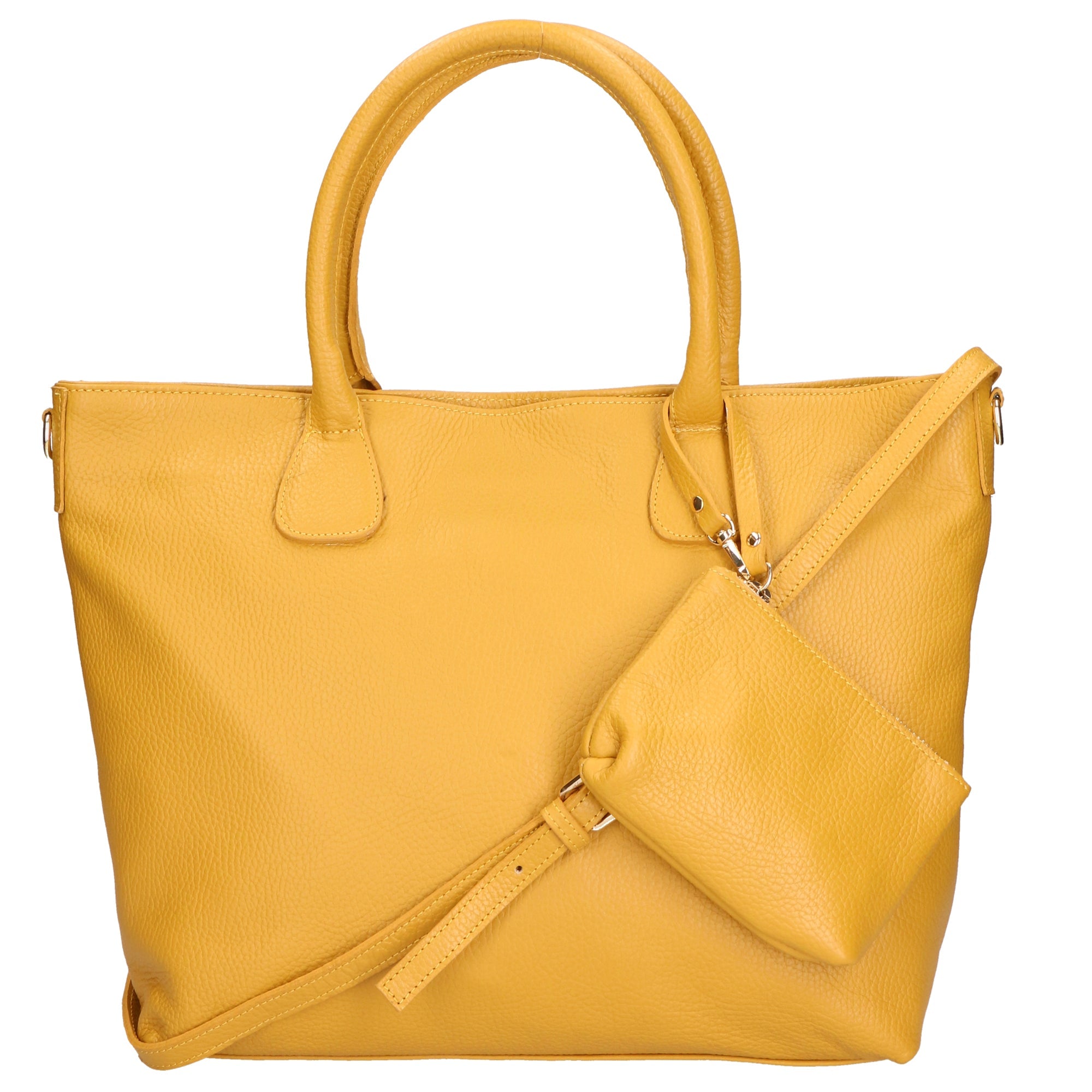 Sylvie Borsa a mano da donna 100% pelle 06520-D36 SENAPE Chiara Ferretti