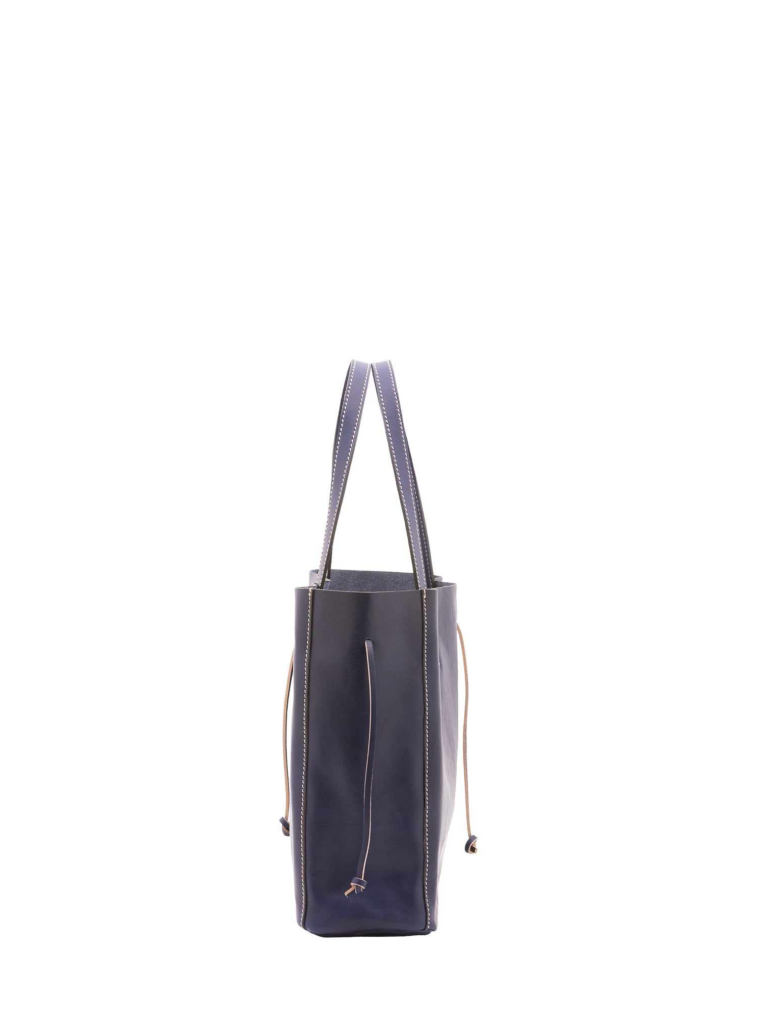 Borsa a mano unisex vera pelle Made in Italy 4611-BLU Alessia Firenze