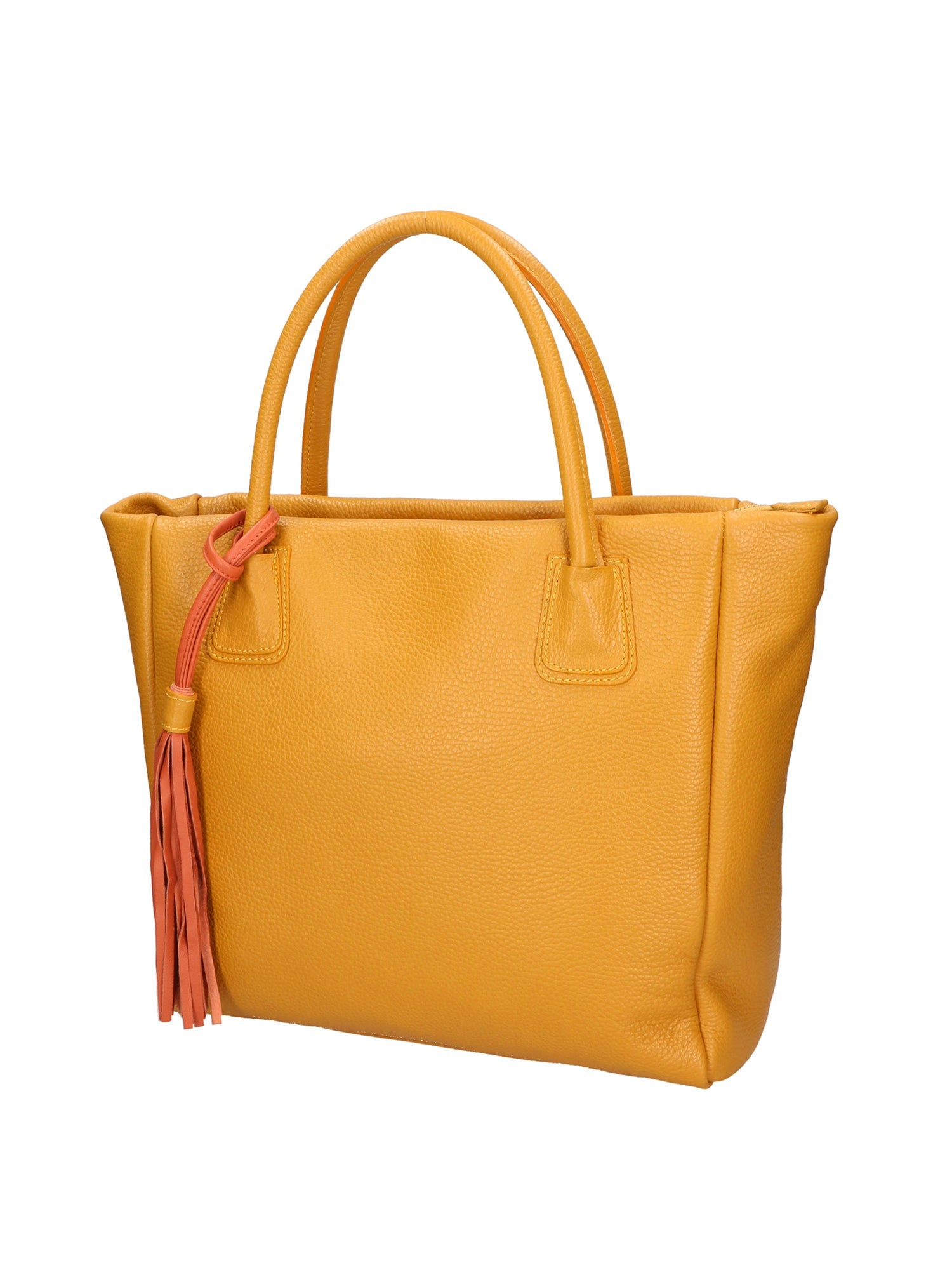 Verdiana Borsa a mano da donna Vera Pelle 06505-D36 SENAPE Chiara Ferretti