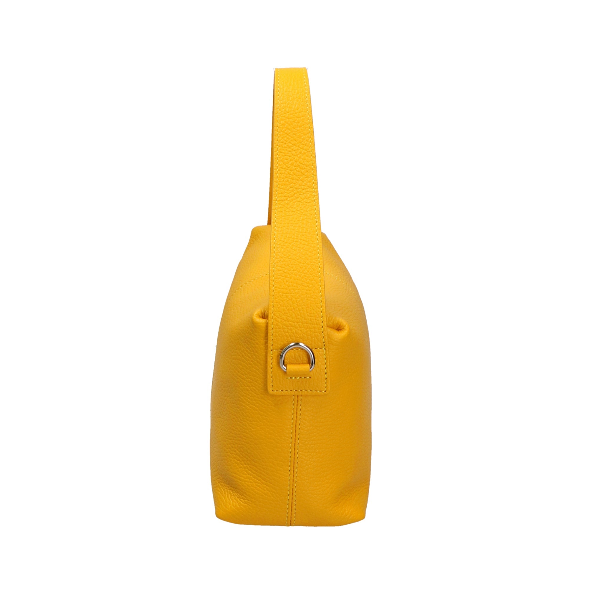 Damenhandtasche aus echtem Leder, hergestellt in Italien, 29 x 23 x 17 cm