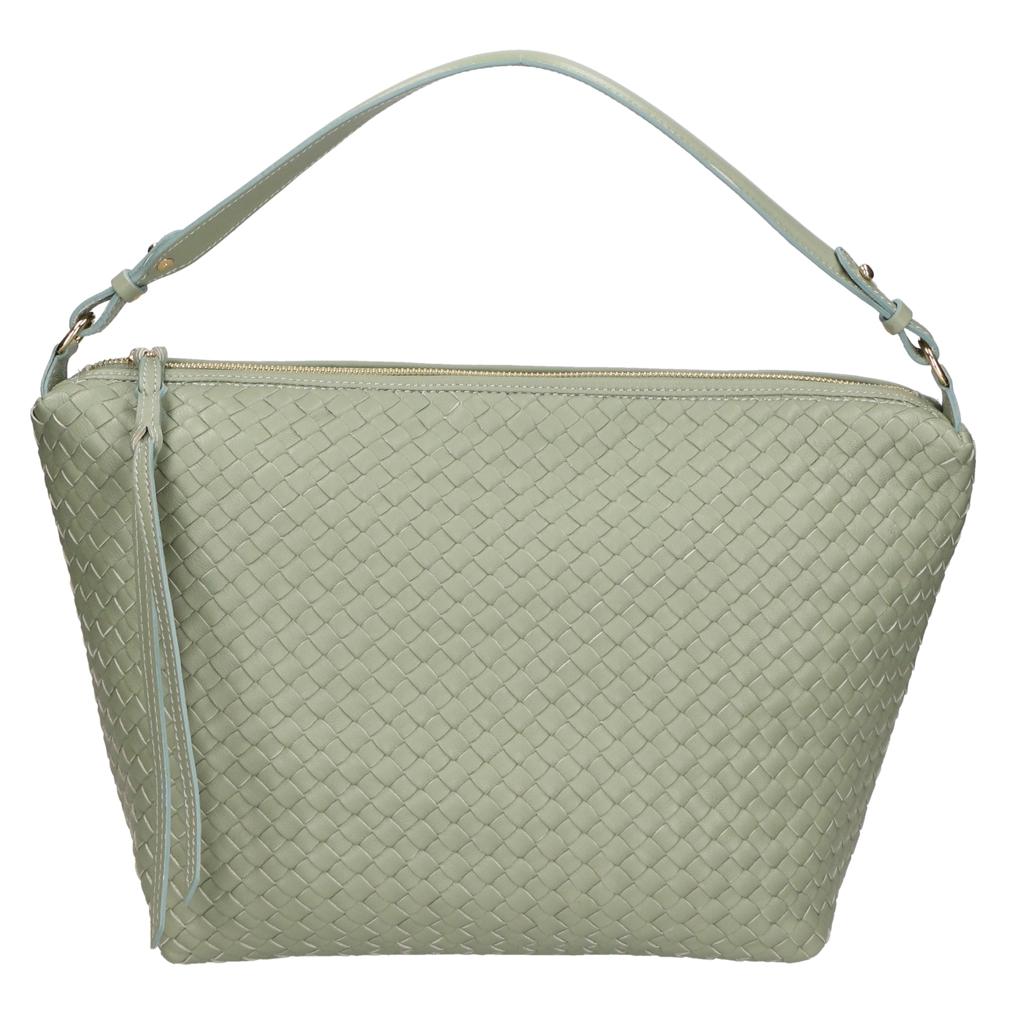 Irene Borsa a spalla da donna Vera pelle 06053-GREEN Chiara Ferretti