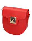 Calista Borsa a tracolla da donna Vera pelle 06014-L214 ROSSO Chiara Ferretti