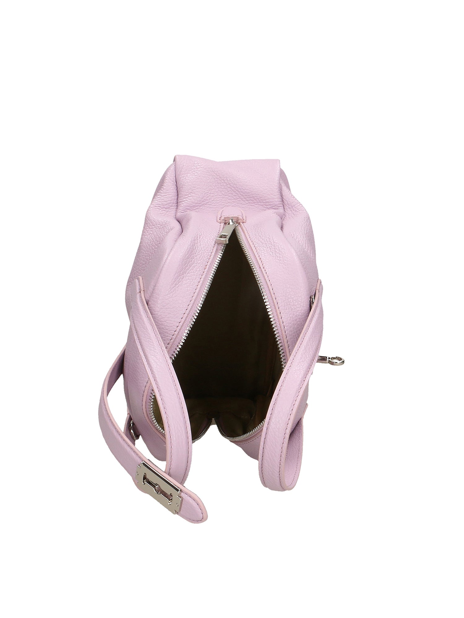 Ornella Borsa a mano da donna 100% pelle 01678-D55 LILLA LILAC Chiara Ferretti