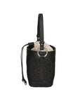 Alyssa Borsa a secchiello da donna Pelle & Paglia 05166-12 S28 NERO Chiara Ferretti