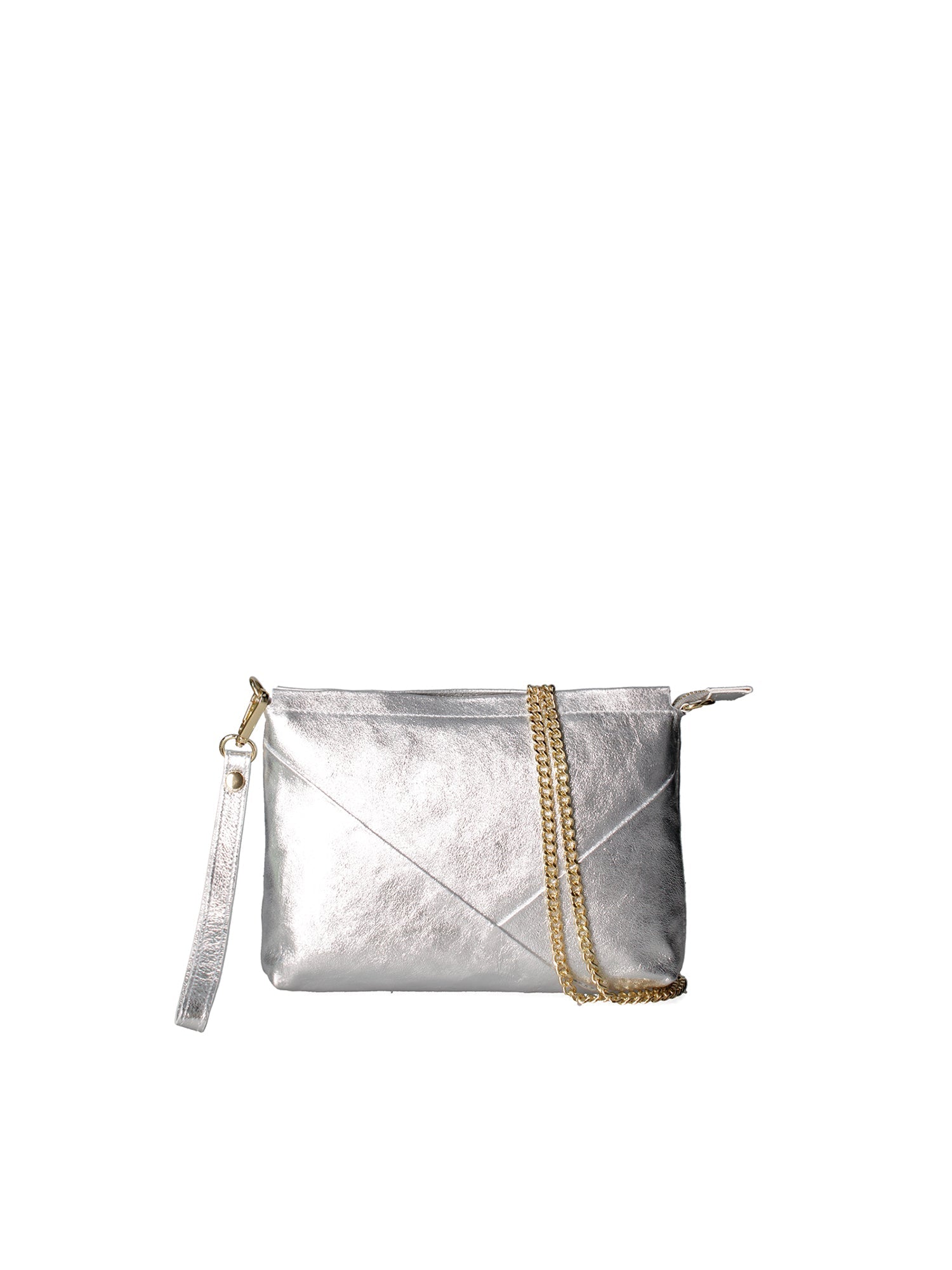 Astra Pochette da donna Vera pelle 07569-L001 ARGENTO Chiara Ferretti