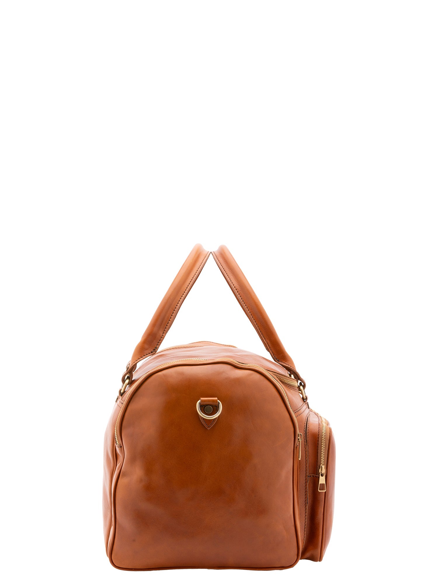 Borsa da viaggio unisex in vera pelle 100% cotone 4045-MIELE Alessia Firenze