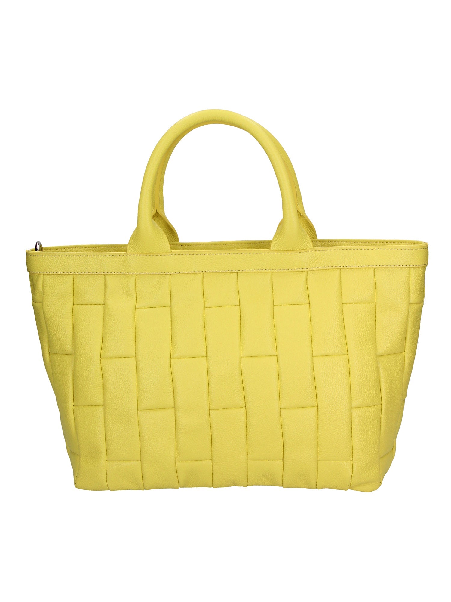 Ofelia Borsa a mano da donna Vera pelle SANEM 84-GIALLO Chiara Ferretti