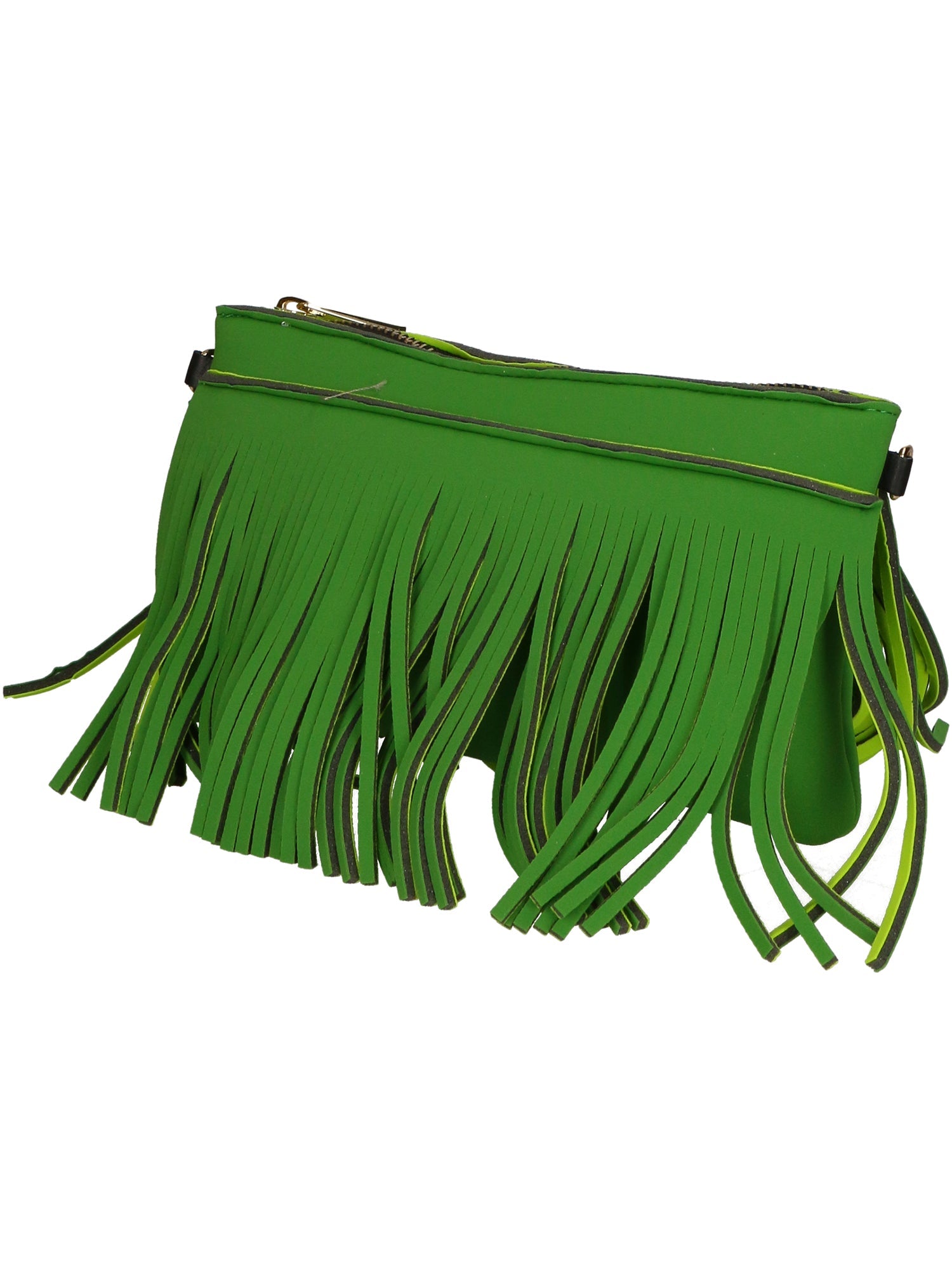 Oxsana Borsa a spalla da donna Neoprene 1311-VERDE GREEN Chiara Ferretti