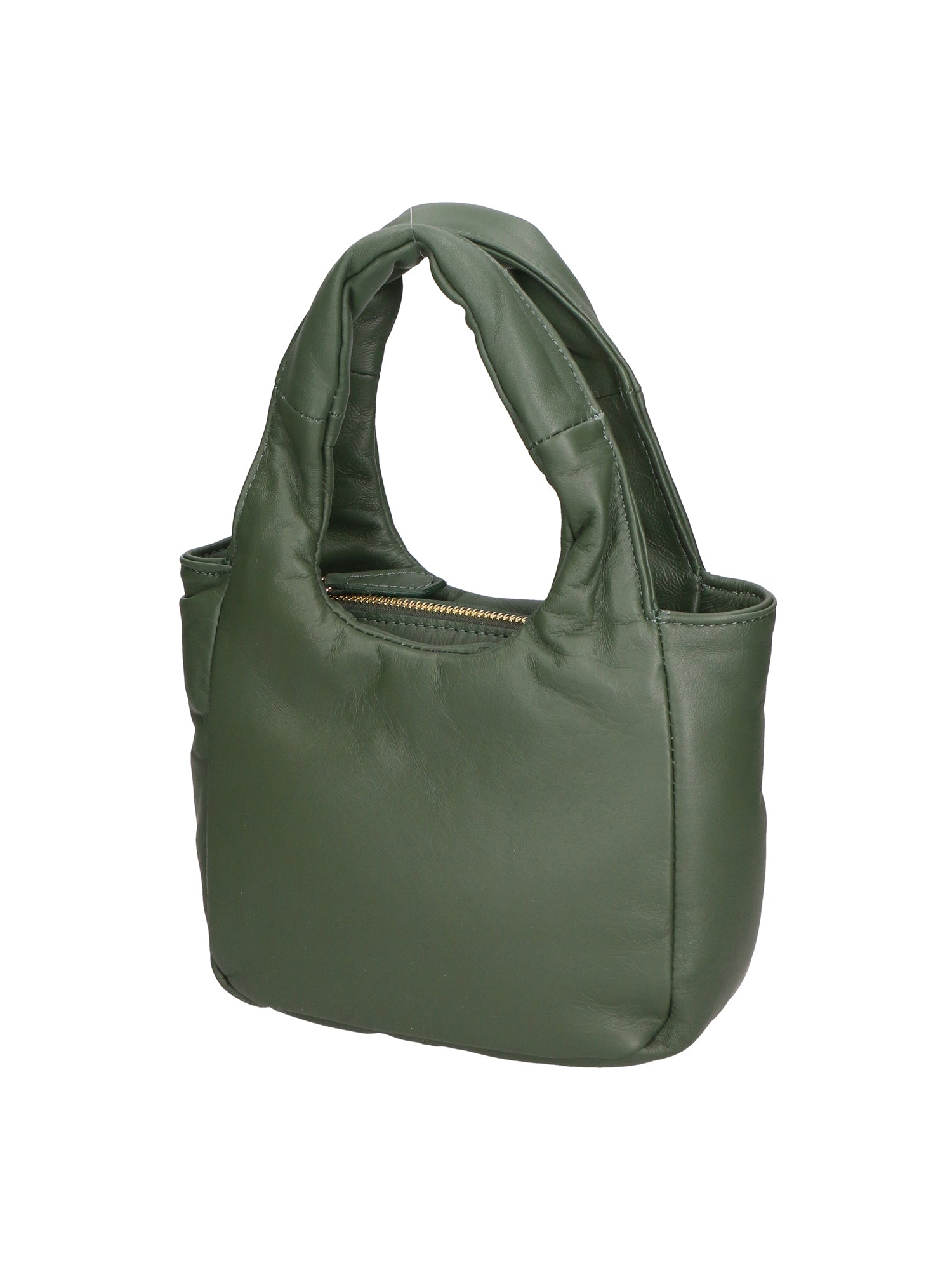 Virna Borsa a mano da donna Vera Pelle 06501-S14 VERDE SCURO Chiara Ferretti