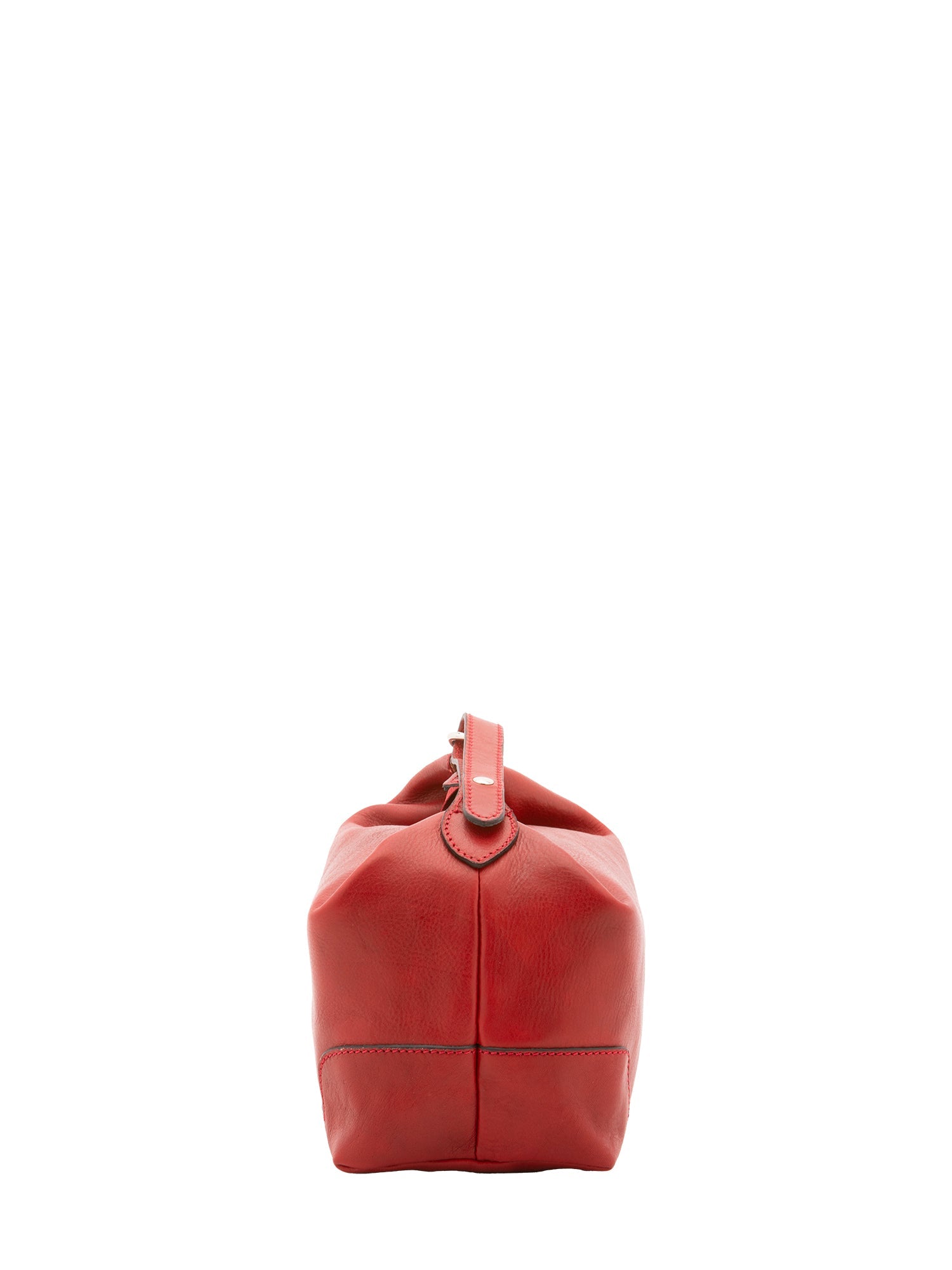 Borsa a mano unisex in vera pelle Made in Italy 4556-ROSSO Alessia Firenze