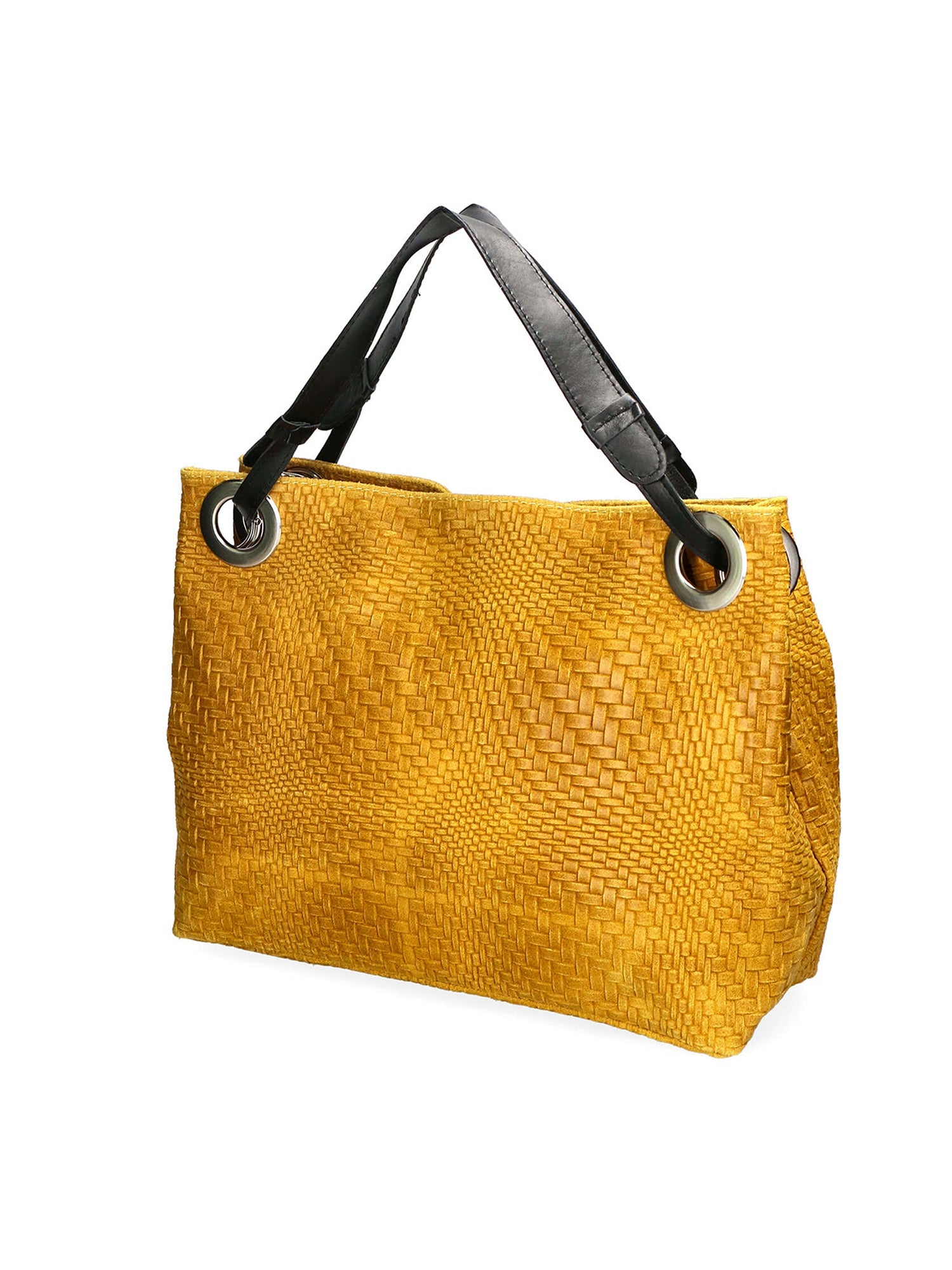 Emilia Borsa a spalla da donna Vera pelle 80059-008 GIALLO Chiara Ferretti