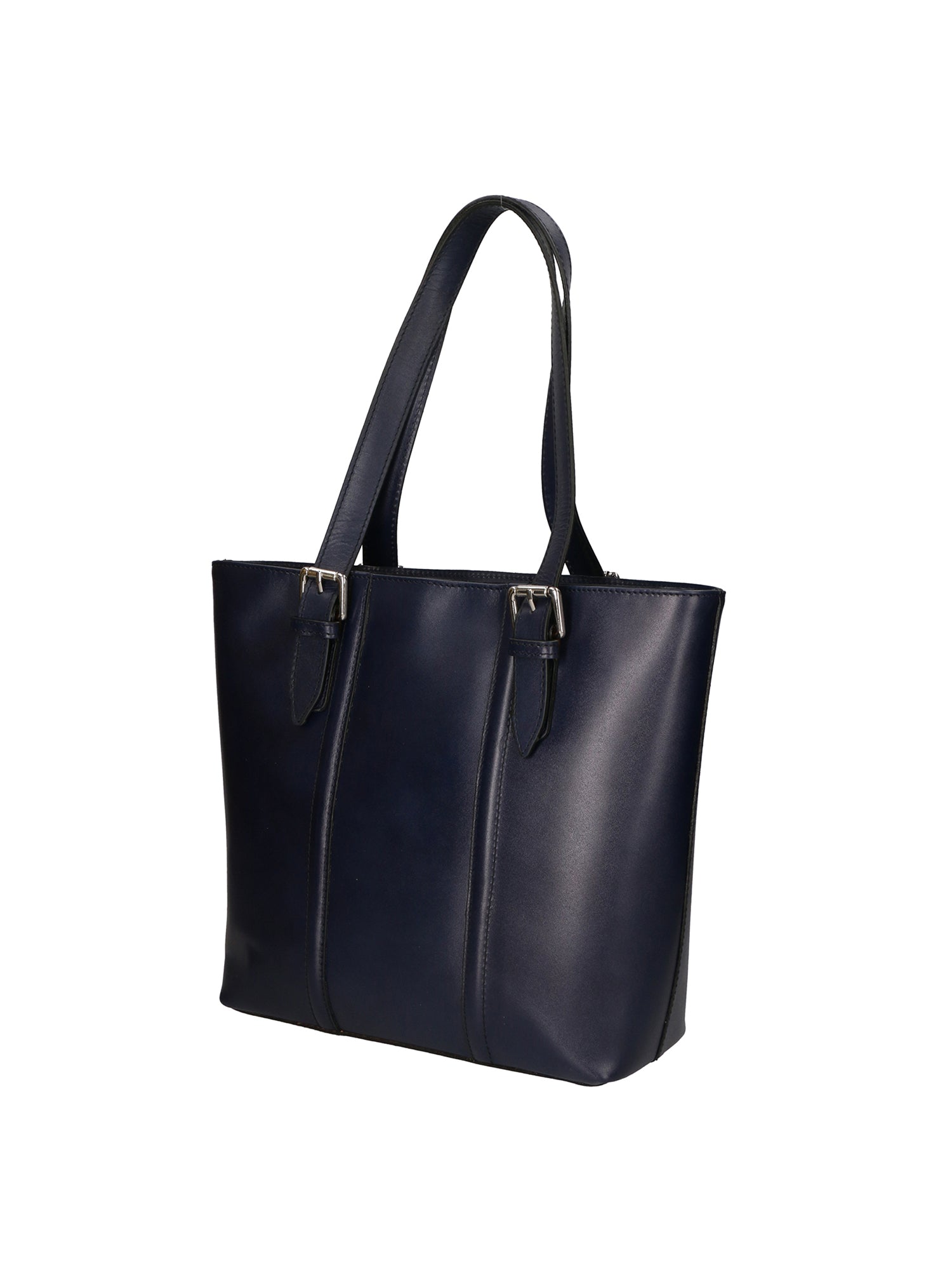 Farah Borsa a mano da donna 100% pelle 9055-BLU Chiara Ferretti