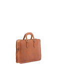 Borsa a mano unisex in vera pelle Made in Italy 4410-MIELE Alessia Firenze