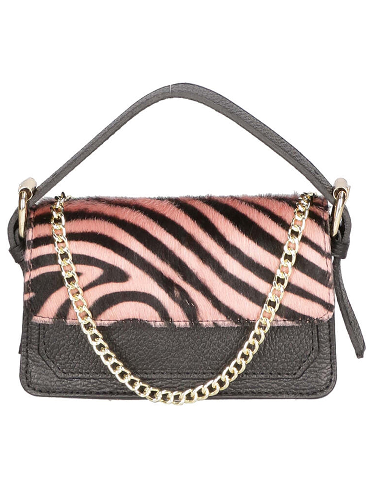 Aleide Borsa a mano da donna Vera pelle 04858-ZEBRA ROSA Chiara Ferretti