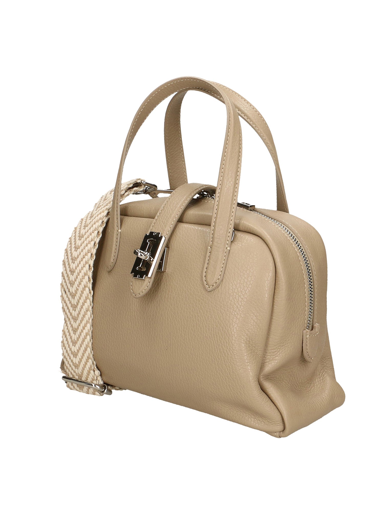 Orietta Borsa a mano da donna Vera pelle 01669-D05 CAPPUCCINO CAPUCHIN Chiara Ferretti