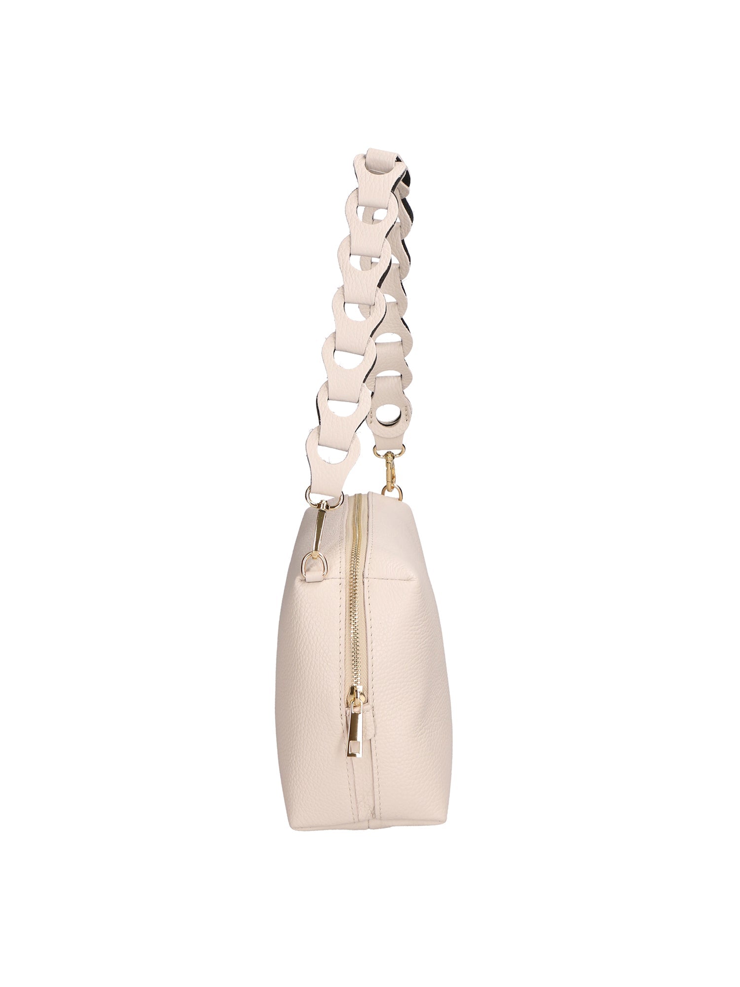 Livia Borsa a spalla da donna Vera pelle 06443-LATTE Chiara Ferretti